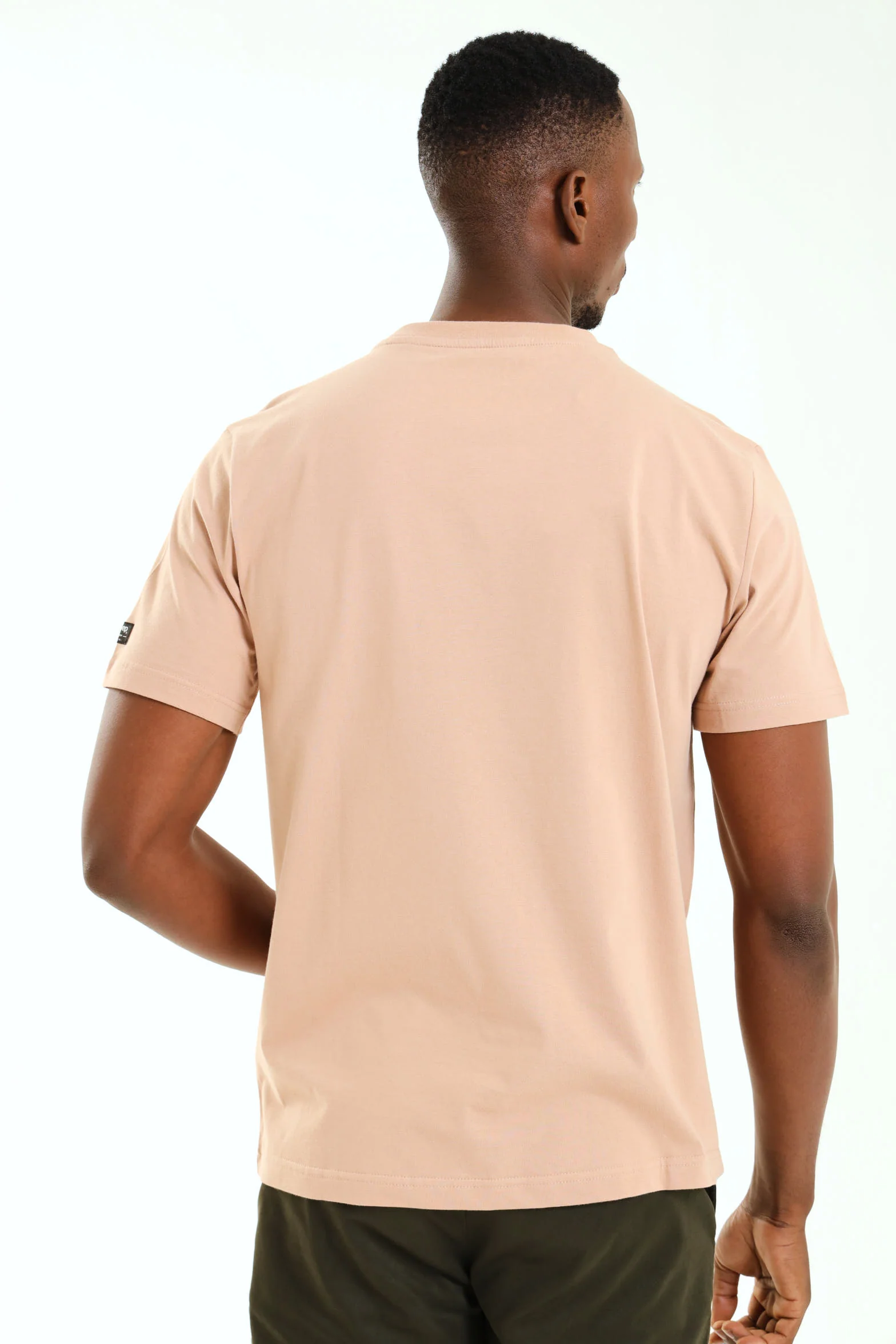 Fashion Graphic Tee - Taupe - Image 3