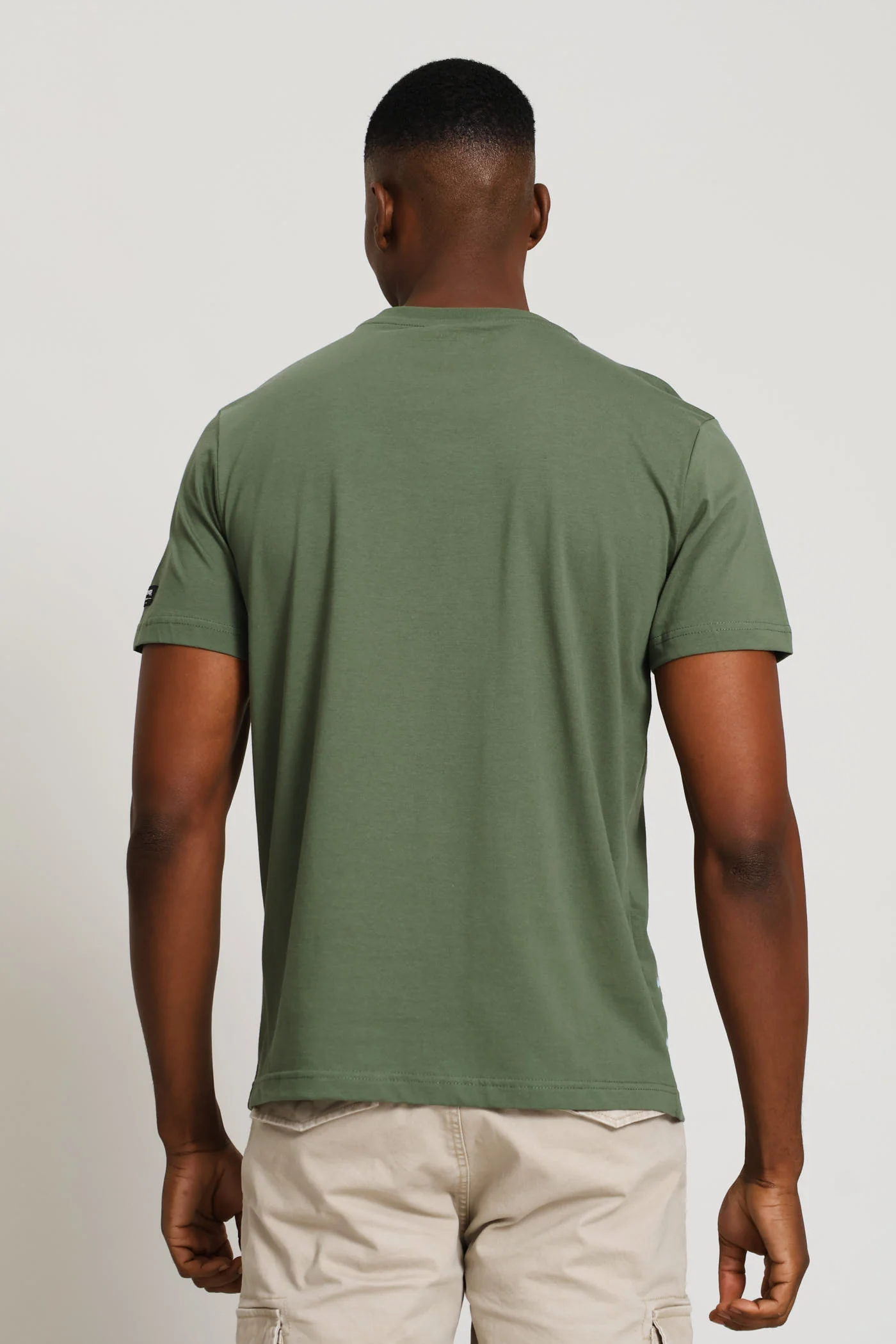 Graphic Tree Tee - Olive - Image 4