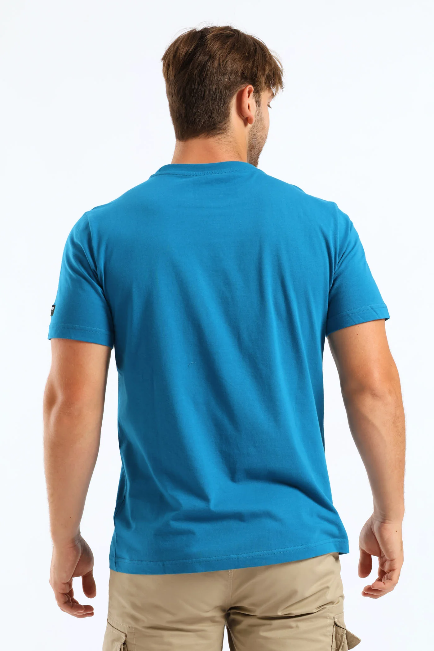 Fashion Logo-Circle Graphic Tee - Blue - Image 2
