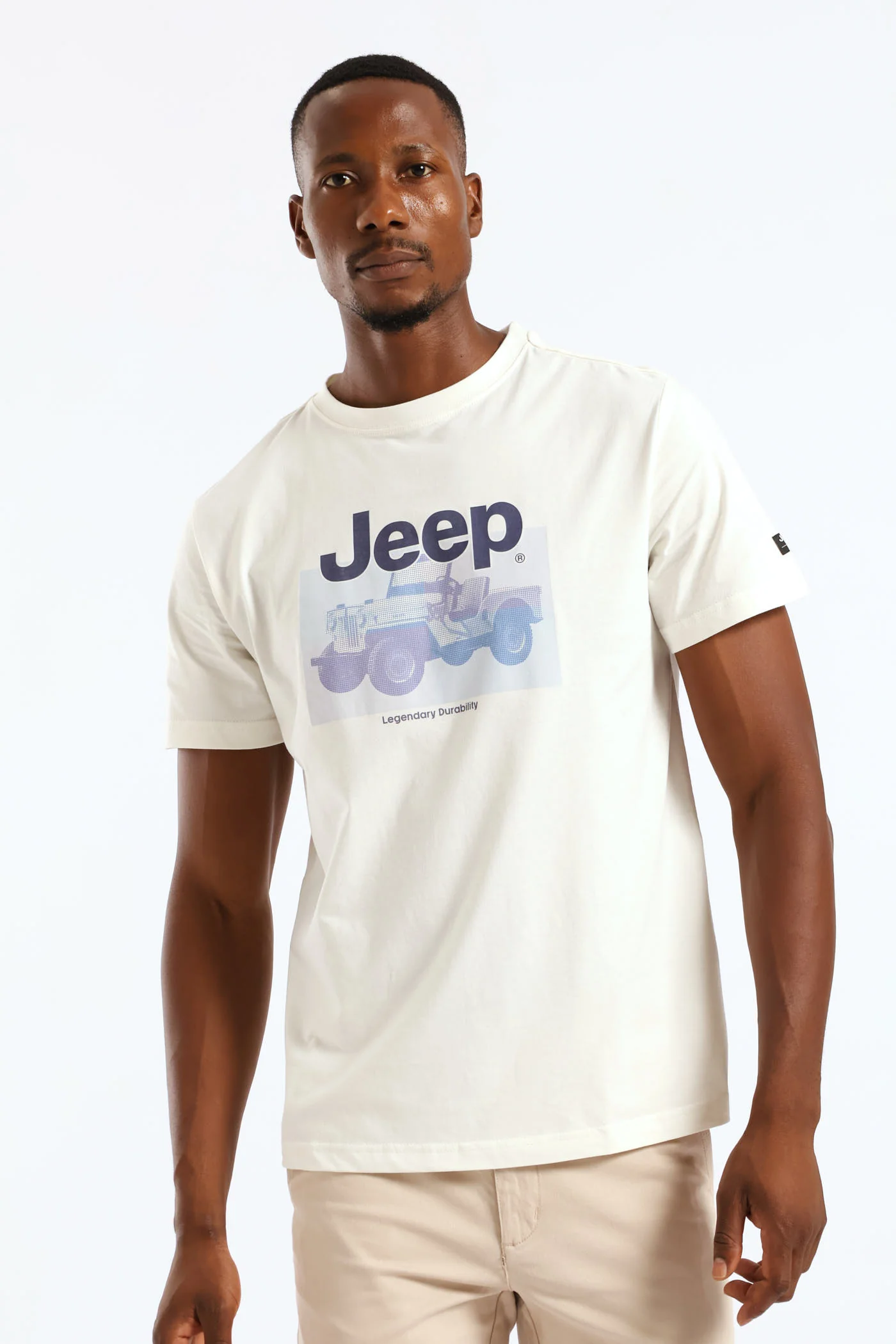 Fashion Graphic Tee - White - Image 3