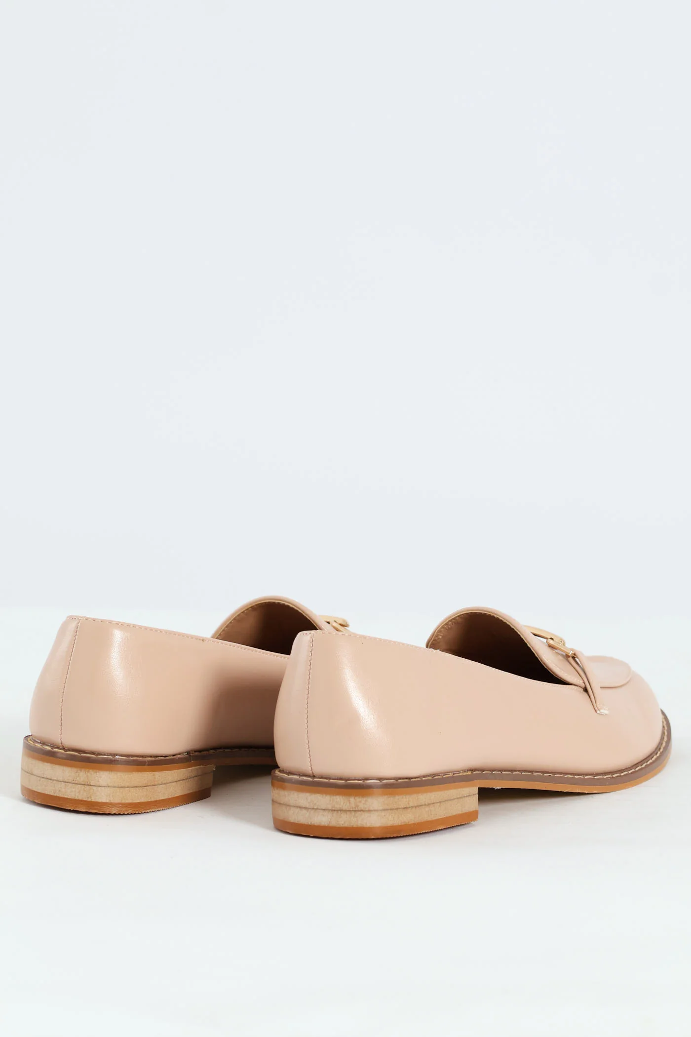 Fashion Metal Bar Loafer - Blush - Image 4