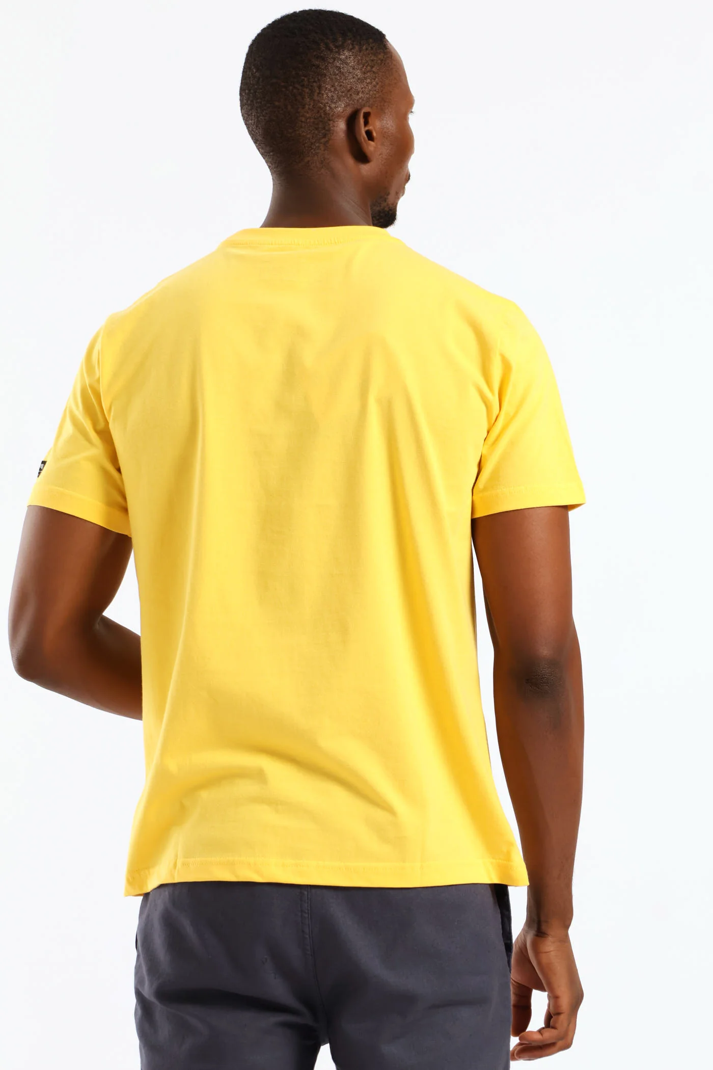 Fashion Mono Graphic Tee - Yellow - Image 4