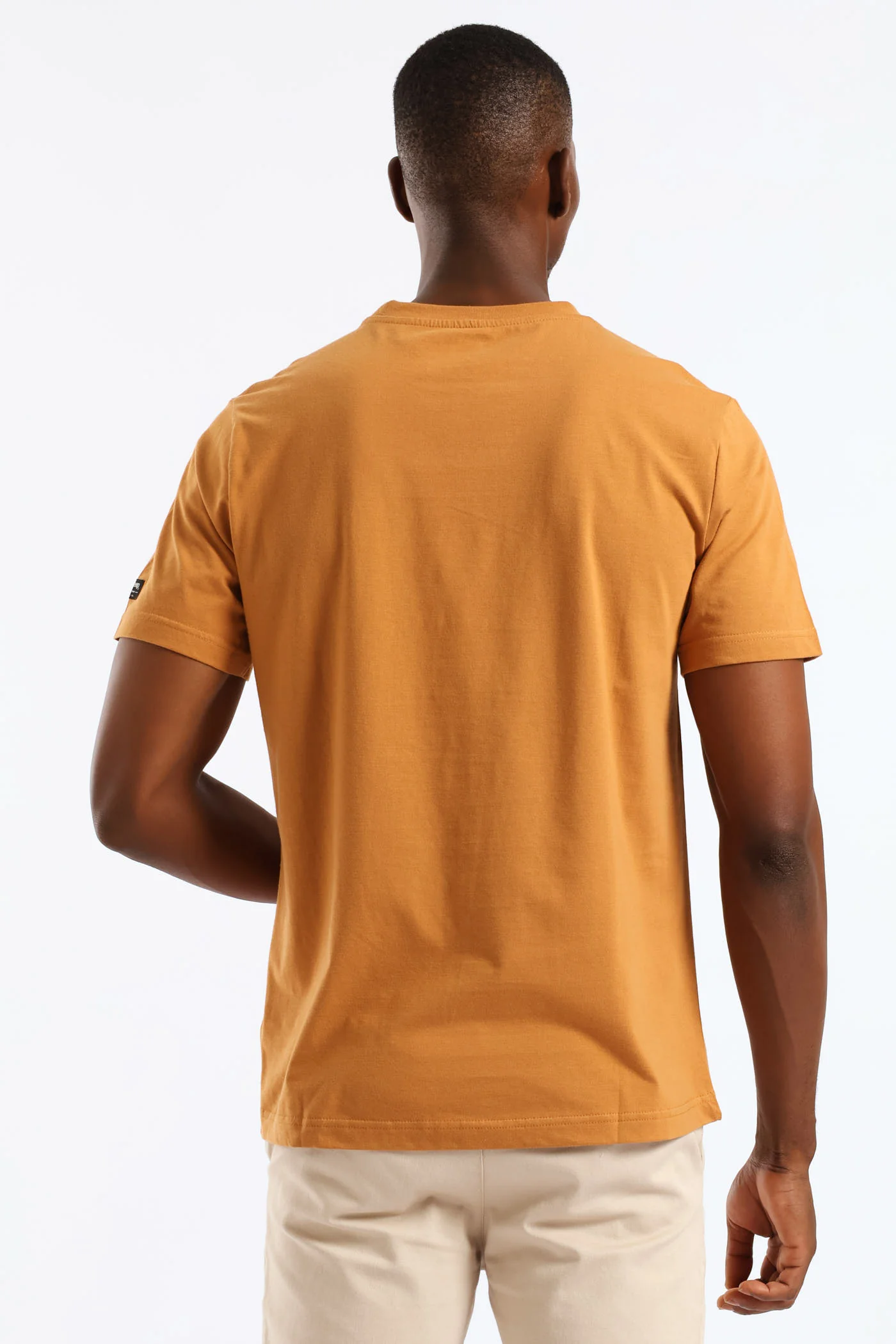 Fashion Star-Circle Graphic Tee - Caramel - Image 4