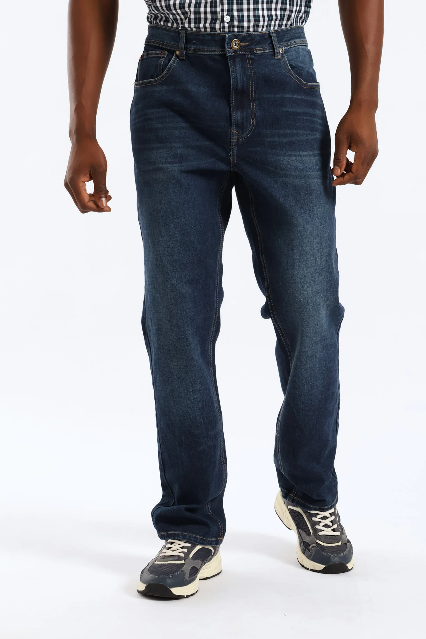 Fashion Straight Denim - Dark Wash - Image 2