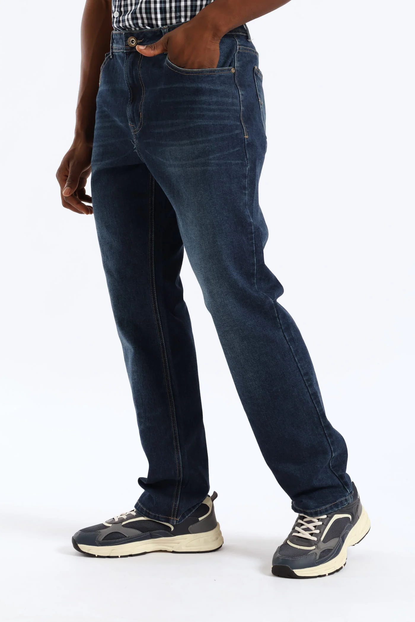 Fashion Straight Denim - Dark Wash - Image 3