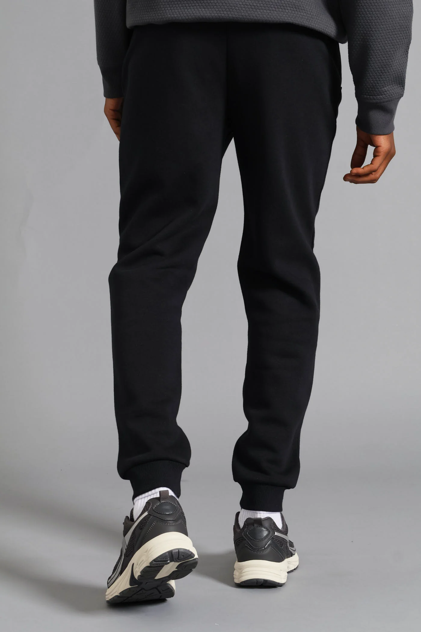 Fashion Zip Jogger - Black - Image 6