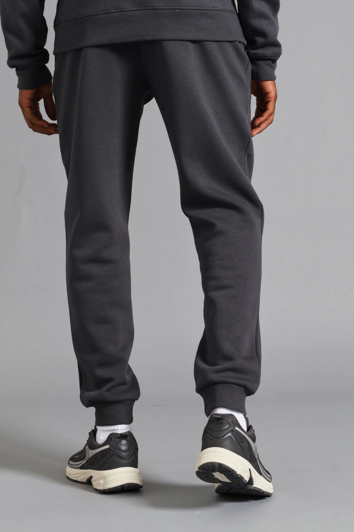 Fashion Zip Jogger - Charcoal - Image 7