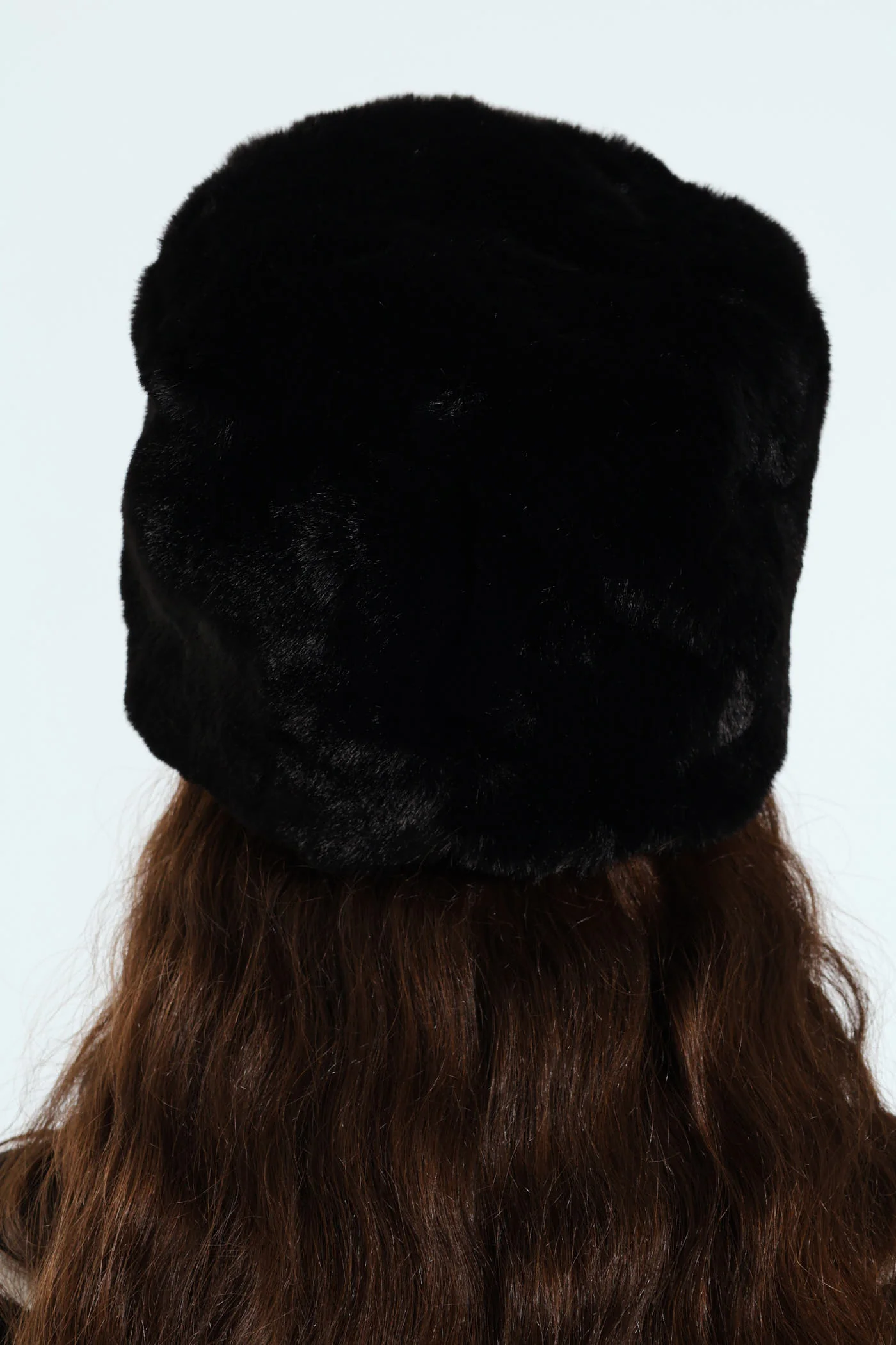 Faux Fur Cossack Hat - Black - Image 2