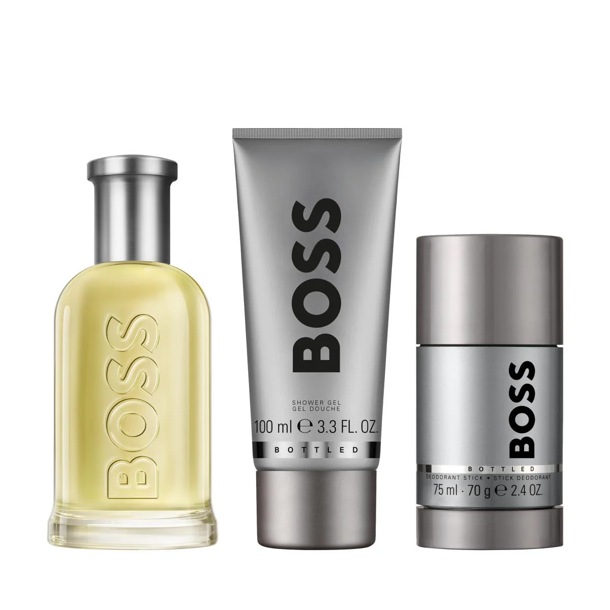 Bottled Eau de Toilette, Shower Gel, and Deodorant Stick for Men Trio Gift Set - Image 2