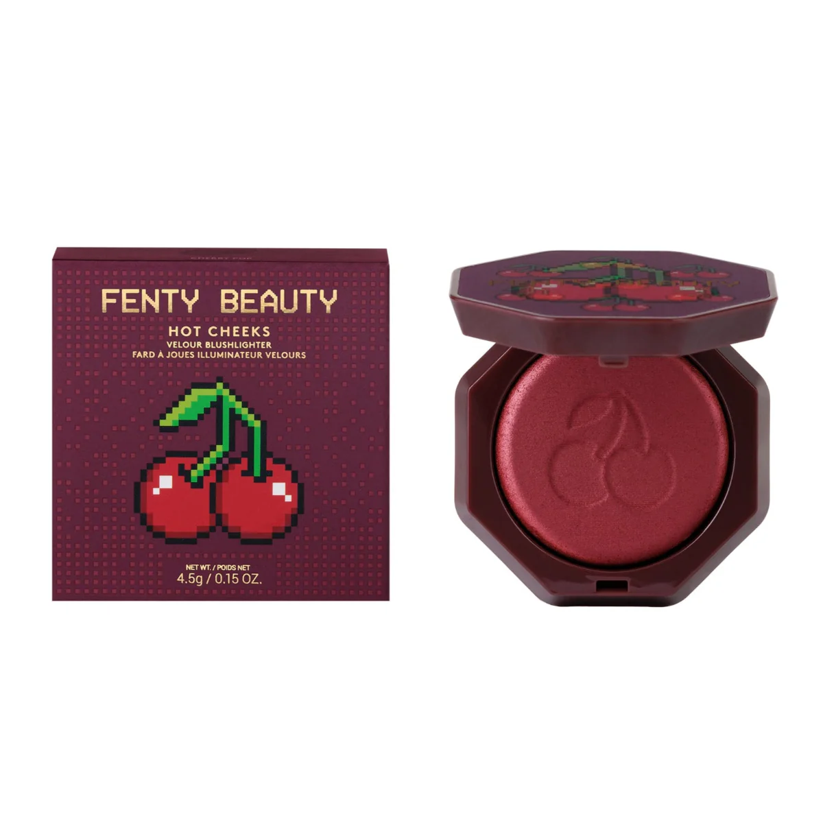 Cherry Ex Hot Cheeks Velour Blushlighter - Image 2