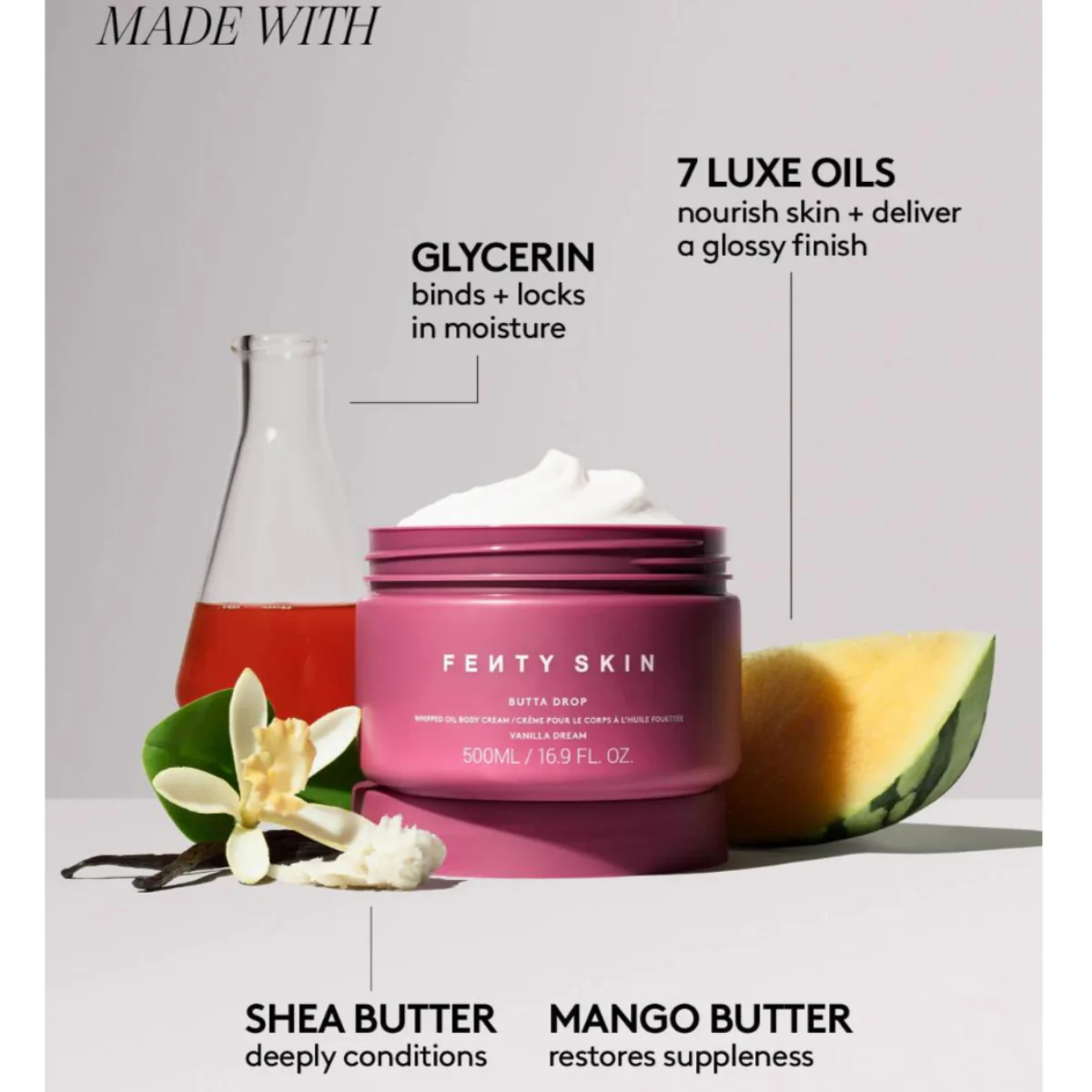 Jumbo Butta Drop Whipped Oil Body Cream with Tropical Oils + Shea Butter - Image 4