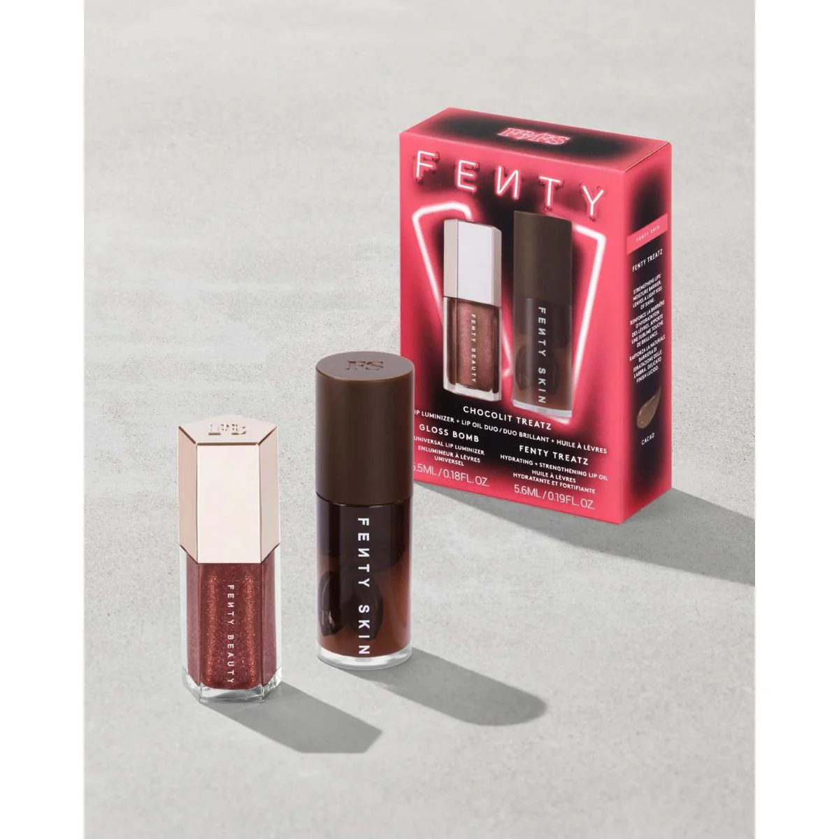 Chocolit Treatz Lip Luminizer + Lip Oil Duo - Image 6