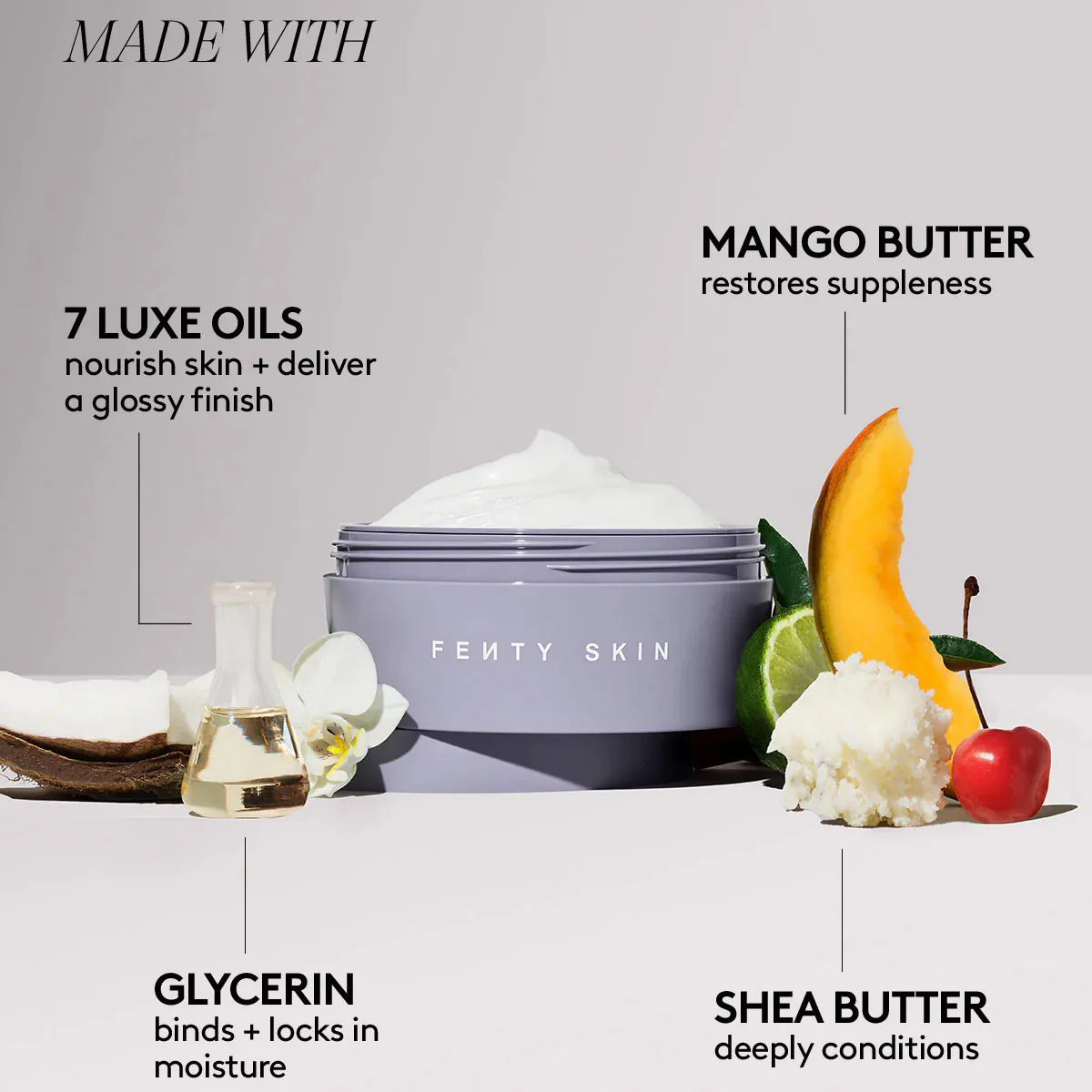 Butta Drop Whipped Oil Body Cream with Tropical Oils + Shea Butter - Image 3