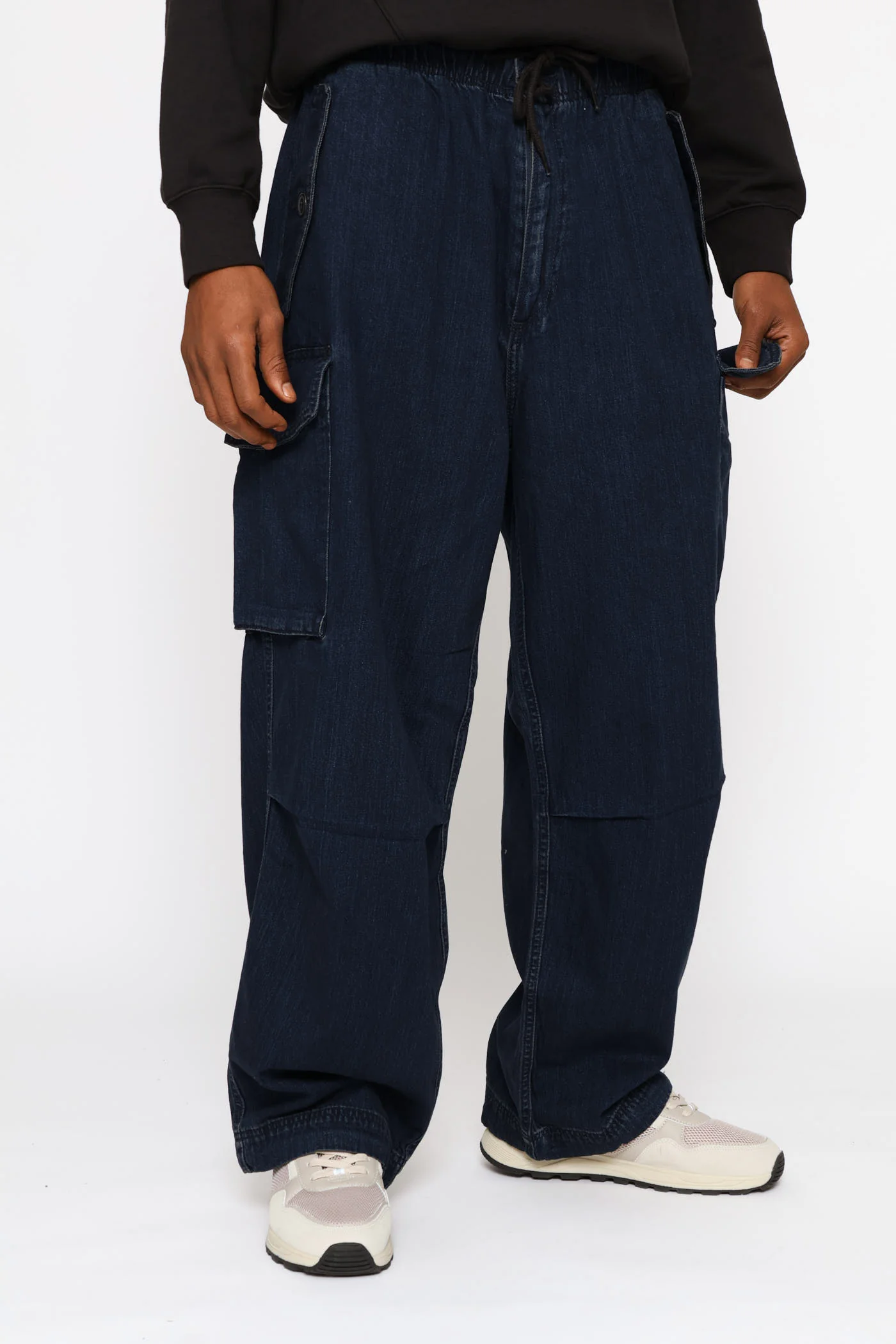 Field Smudge Baggy Cargo Pant - Indigo - Image 3