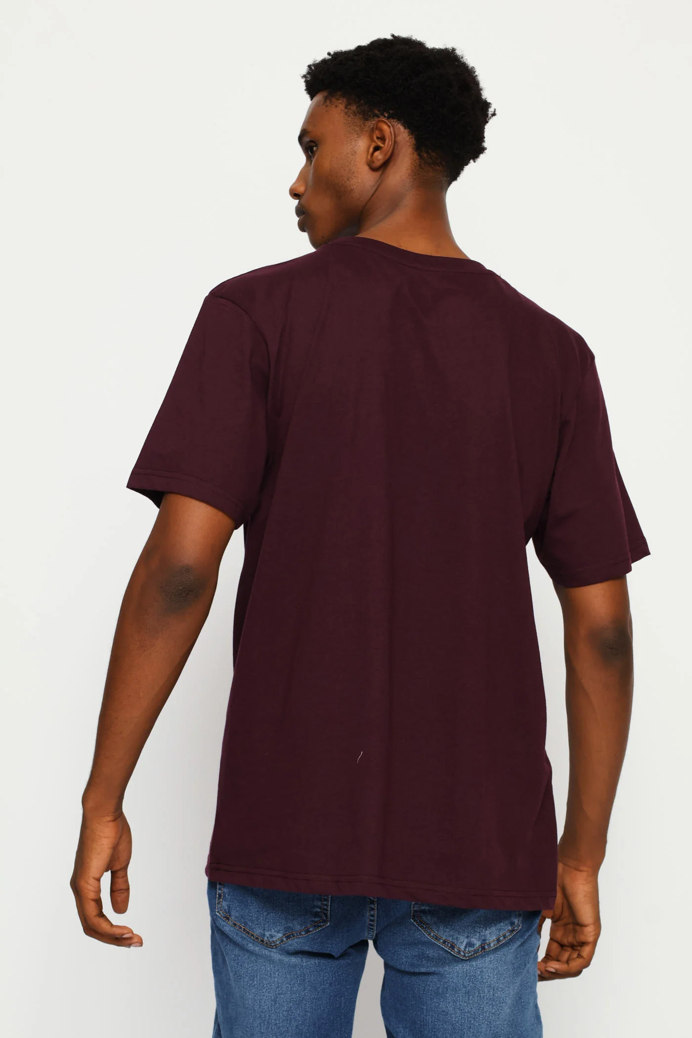 Fig Small Teddy Basic Print Tee - Dark Purple - Image 5