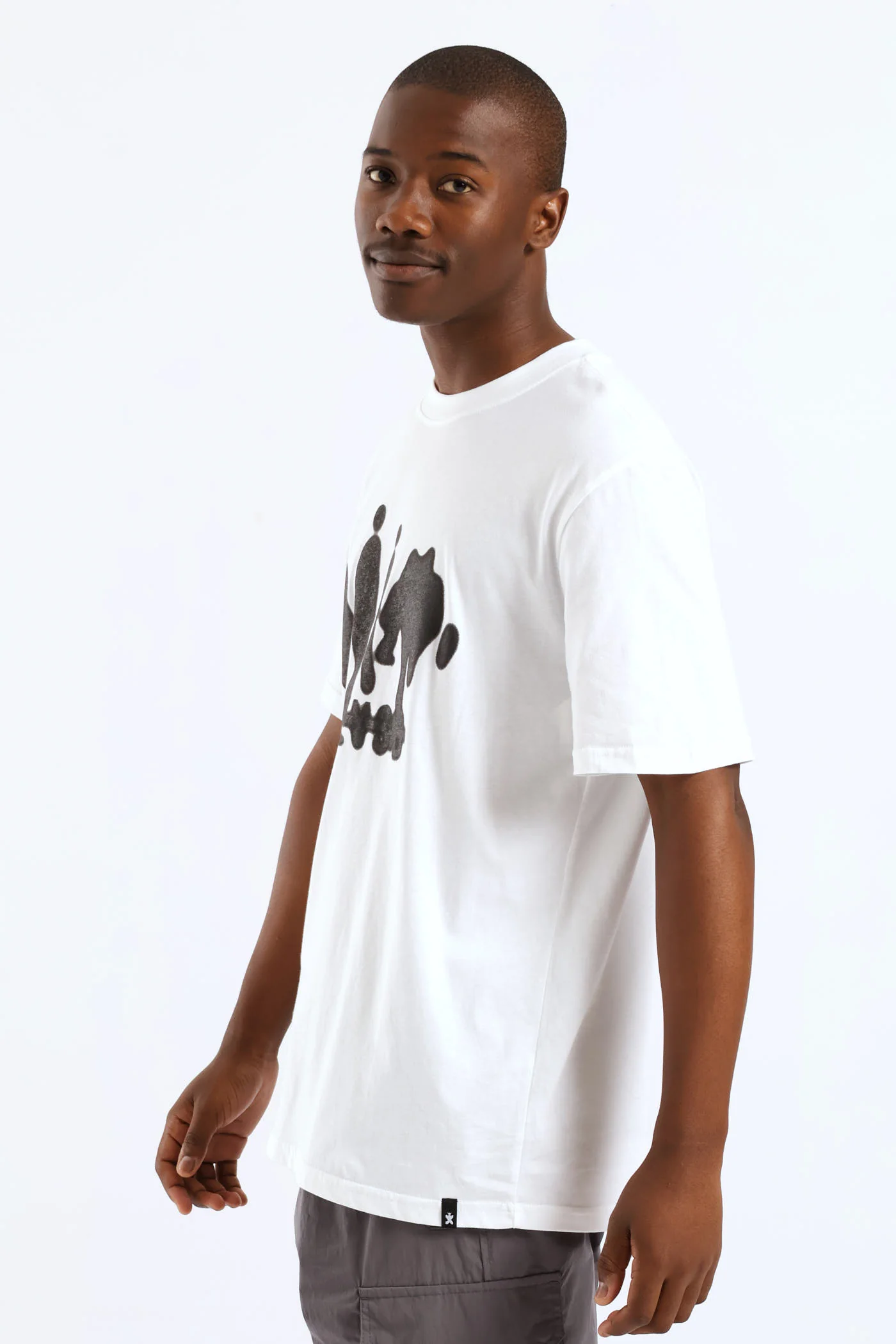 Figure Print Tee - White - Image 3