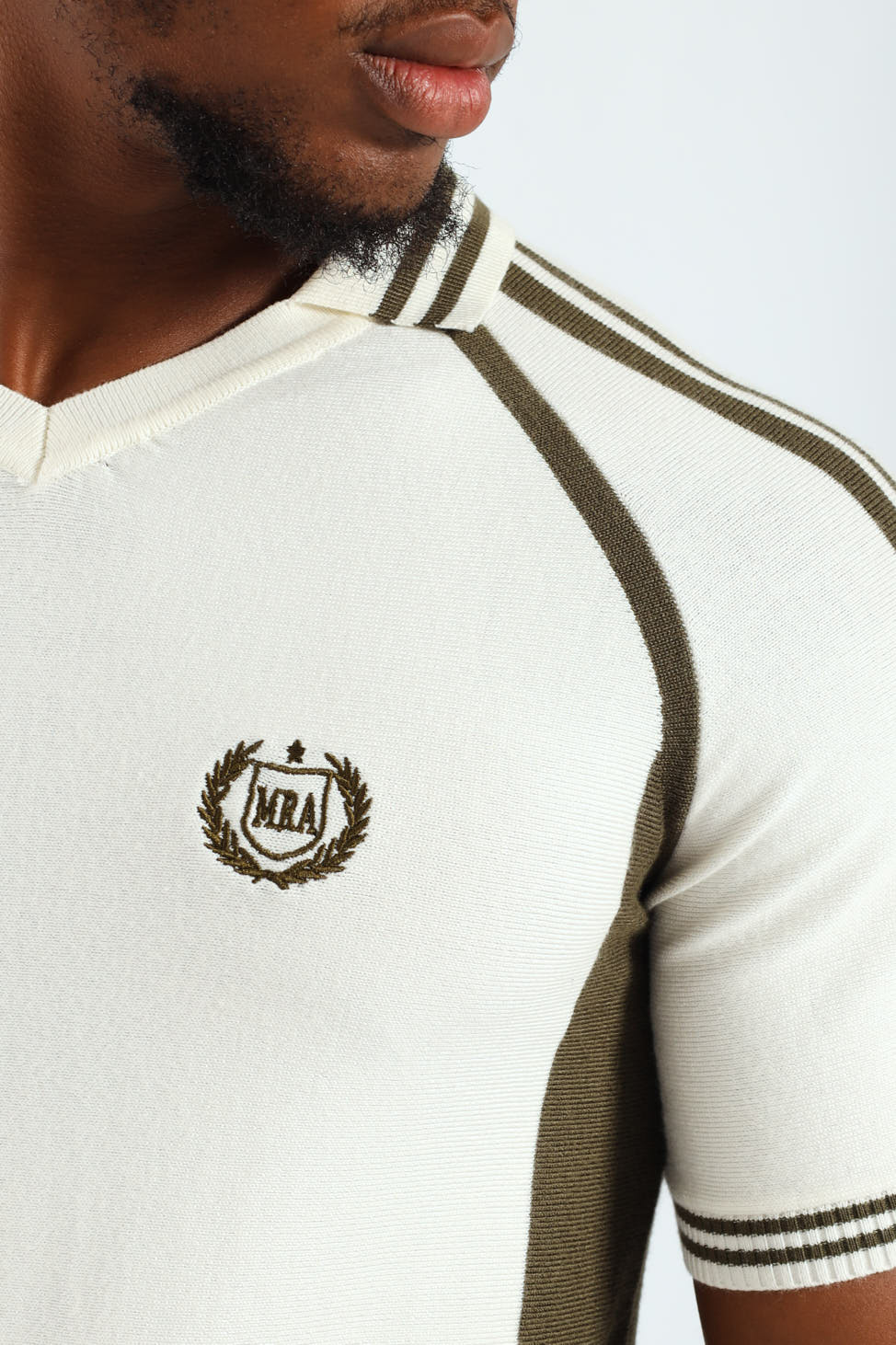 Fine Knit Sport Golfer - Ecru - Image 2
