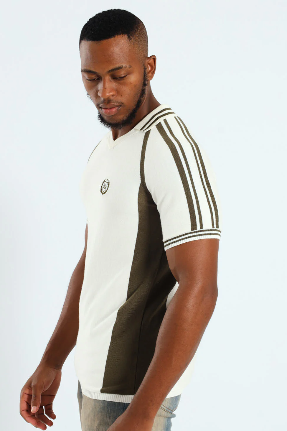Fine Knit Sport Golfer - Ecru - Image 4