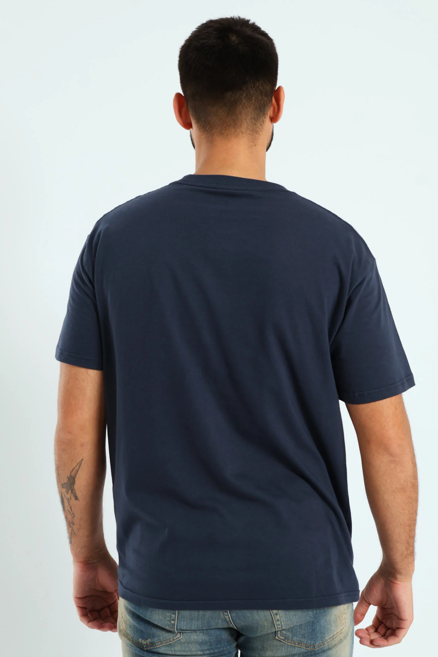 Fineline Tee - Navy - Image 3