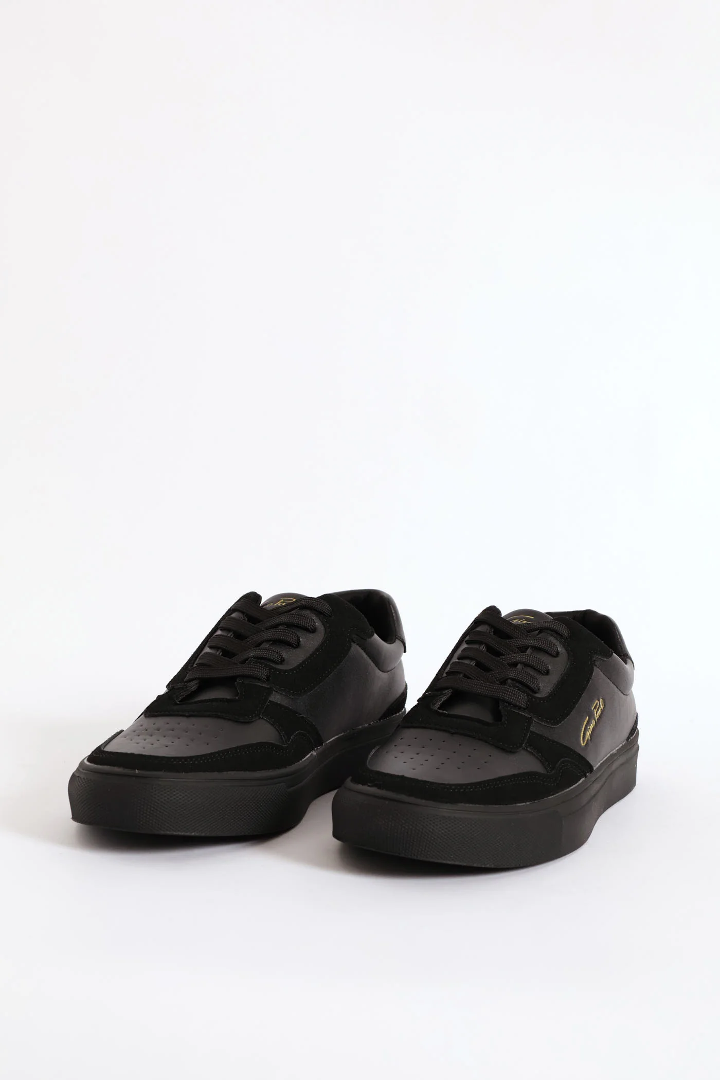 Finn Panelled Lace Up Sneaker - Black - Image 4
