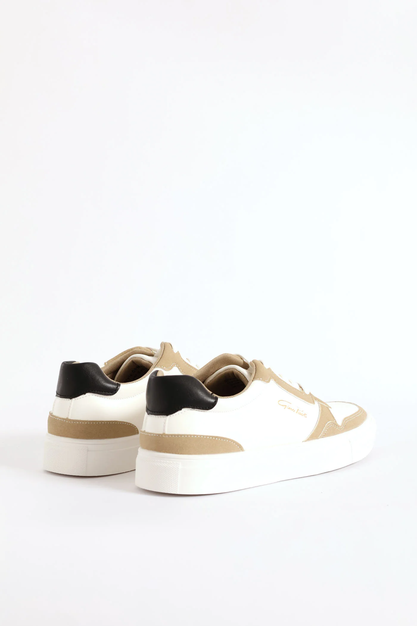 Finn Panelled Lace Up Sneaker - White - Image 5