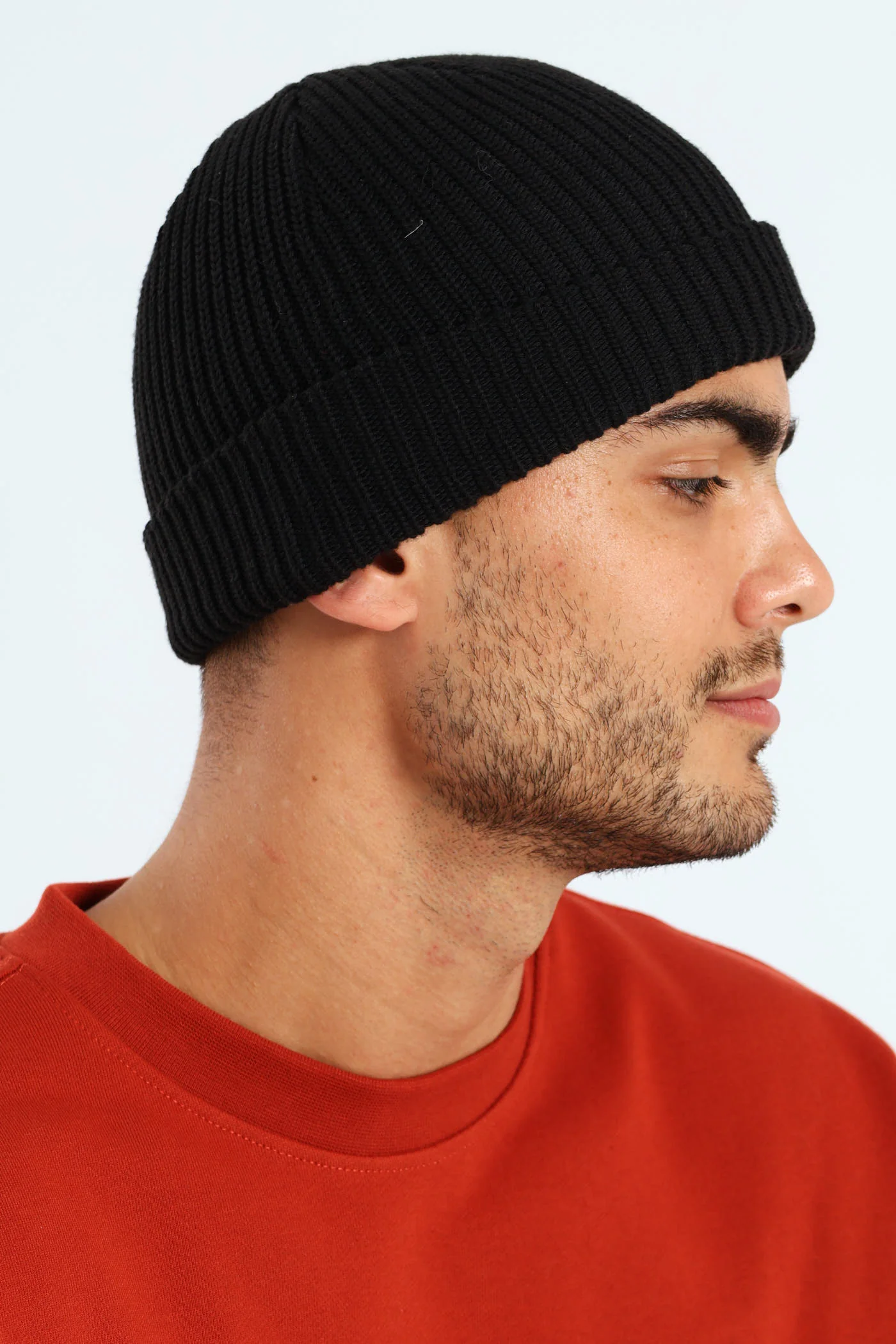 Fisherman Beanie - Black - Image 4