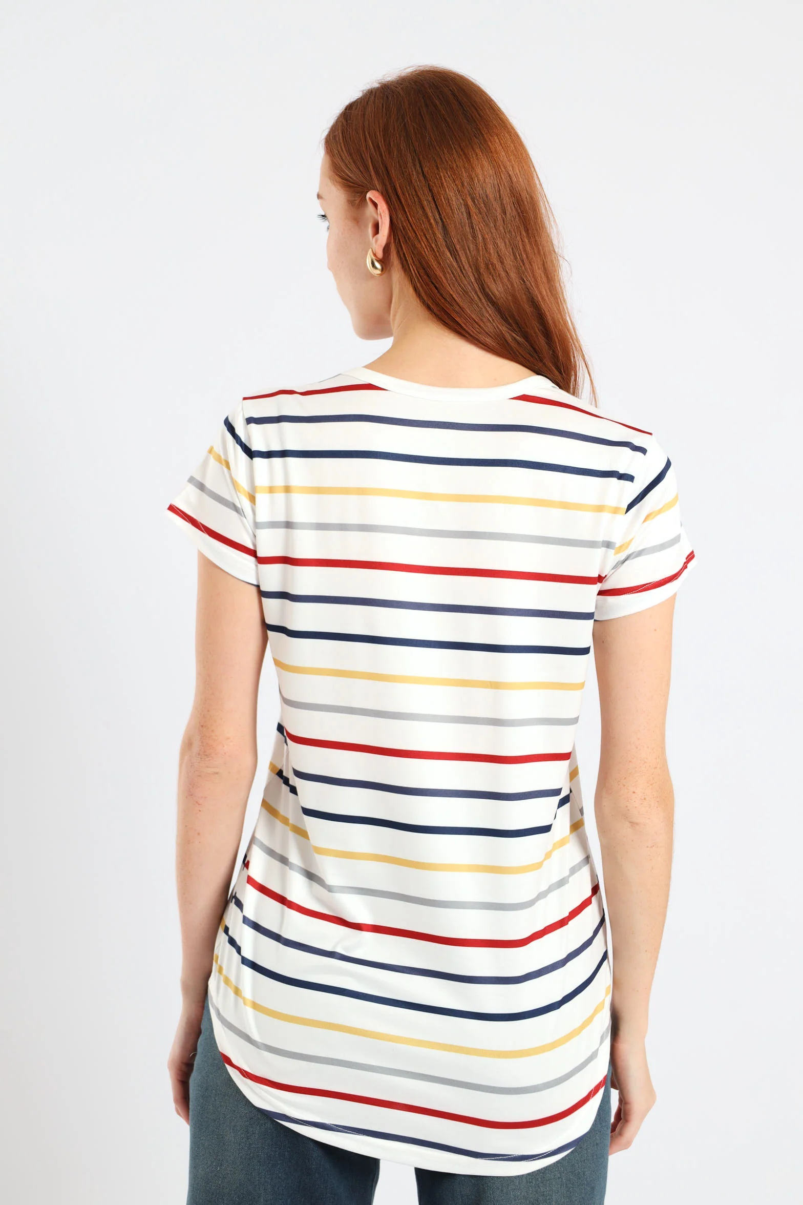 Five Stripe Pocket Tee - Multi - Image 4