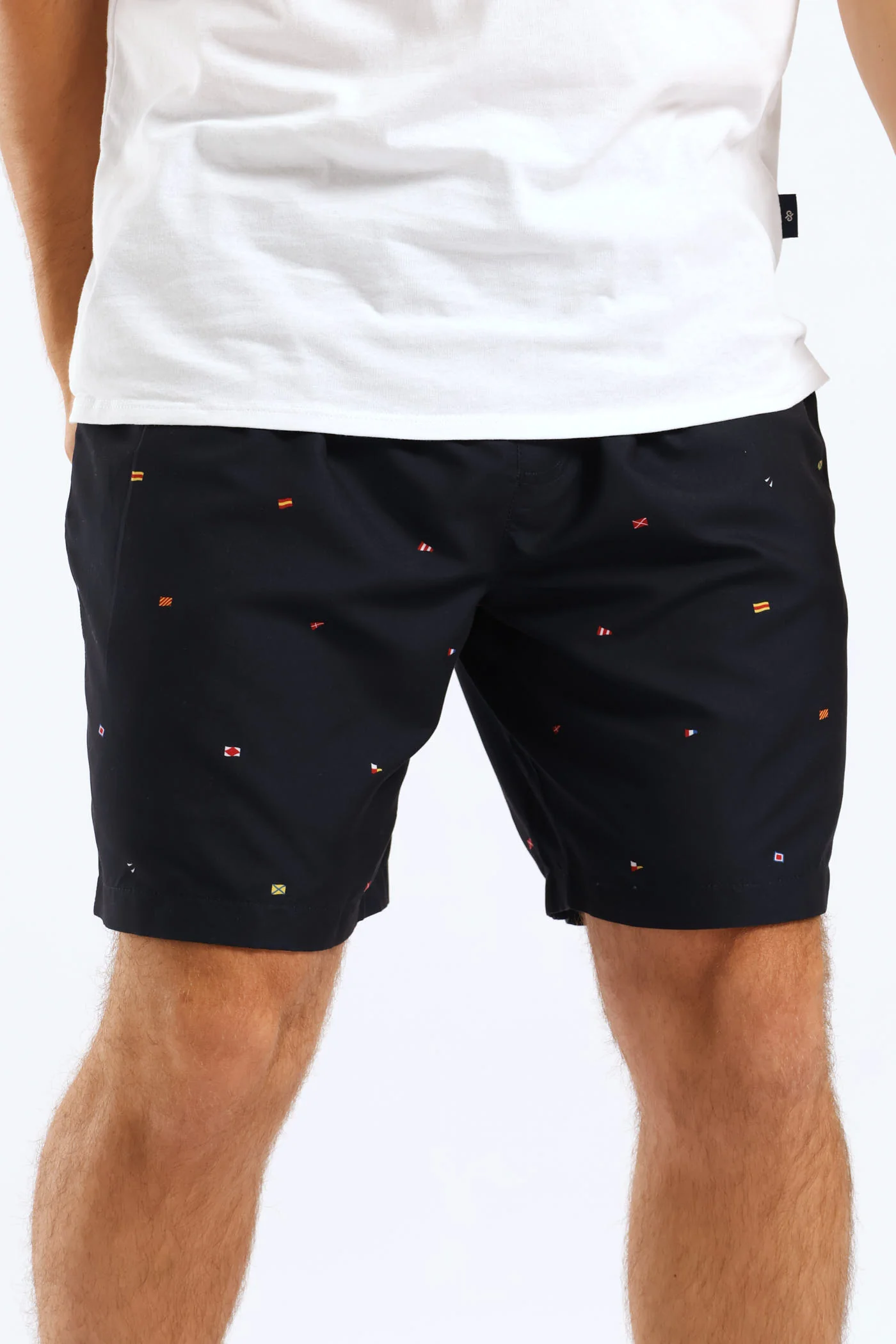 Flag Swim Short - Navy - Image 3