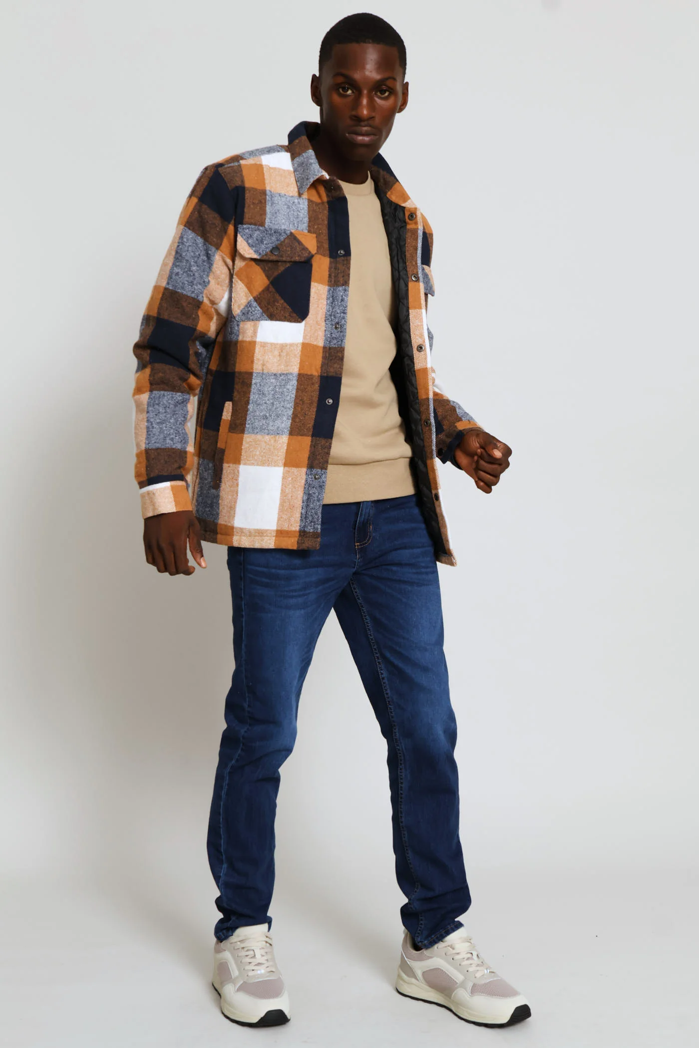 Flannel Shacket Jacket - Chocolate - Image 7