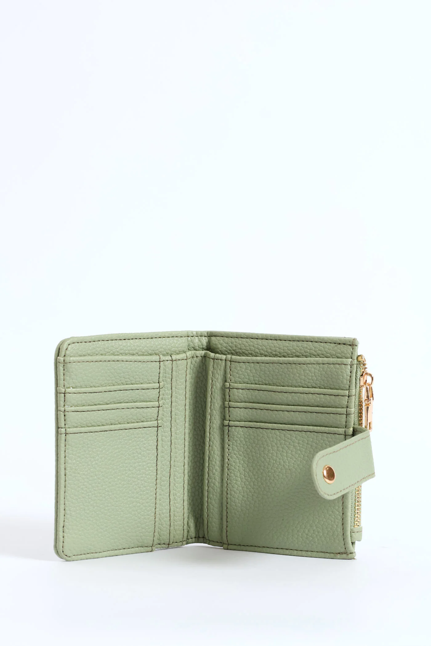 Flap Medium Bifold Purse - Green - Image 4