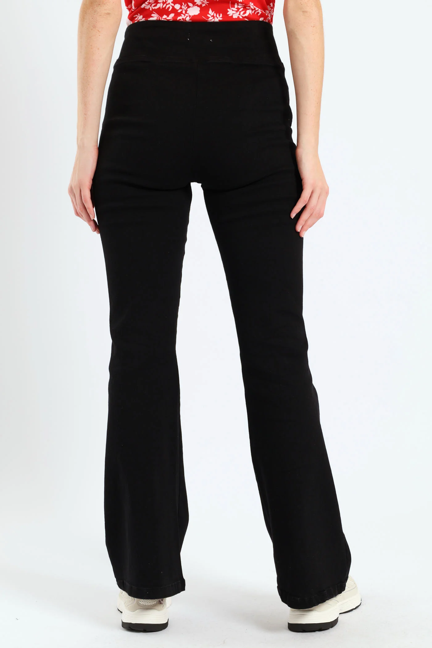 Flare Leg Jegging - Black - Image 3