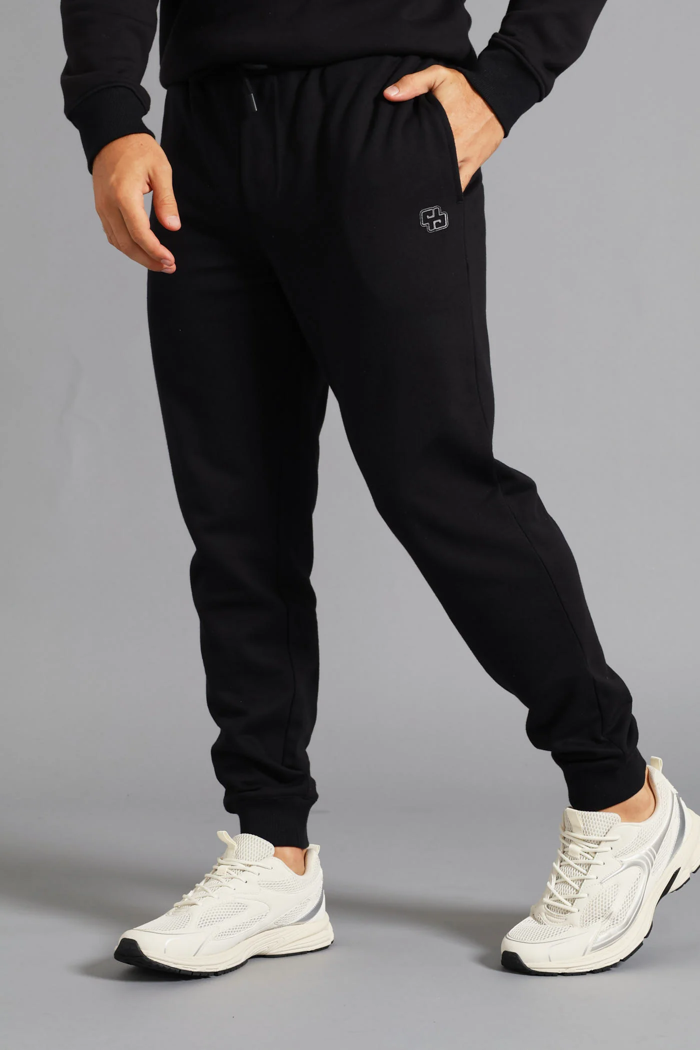 Fleece Jogger - Black - Image 2