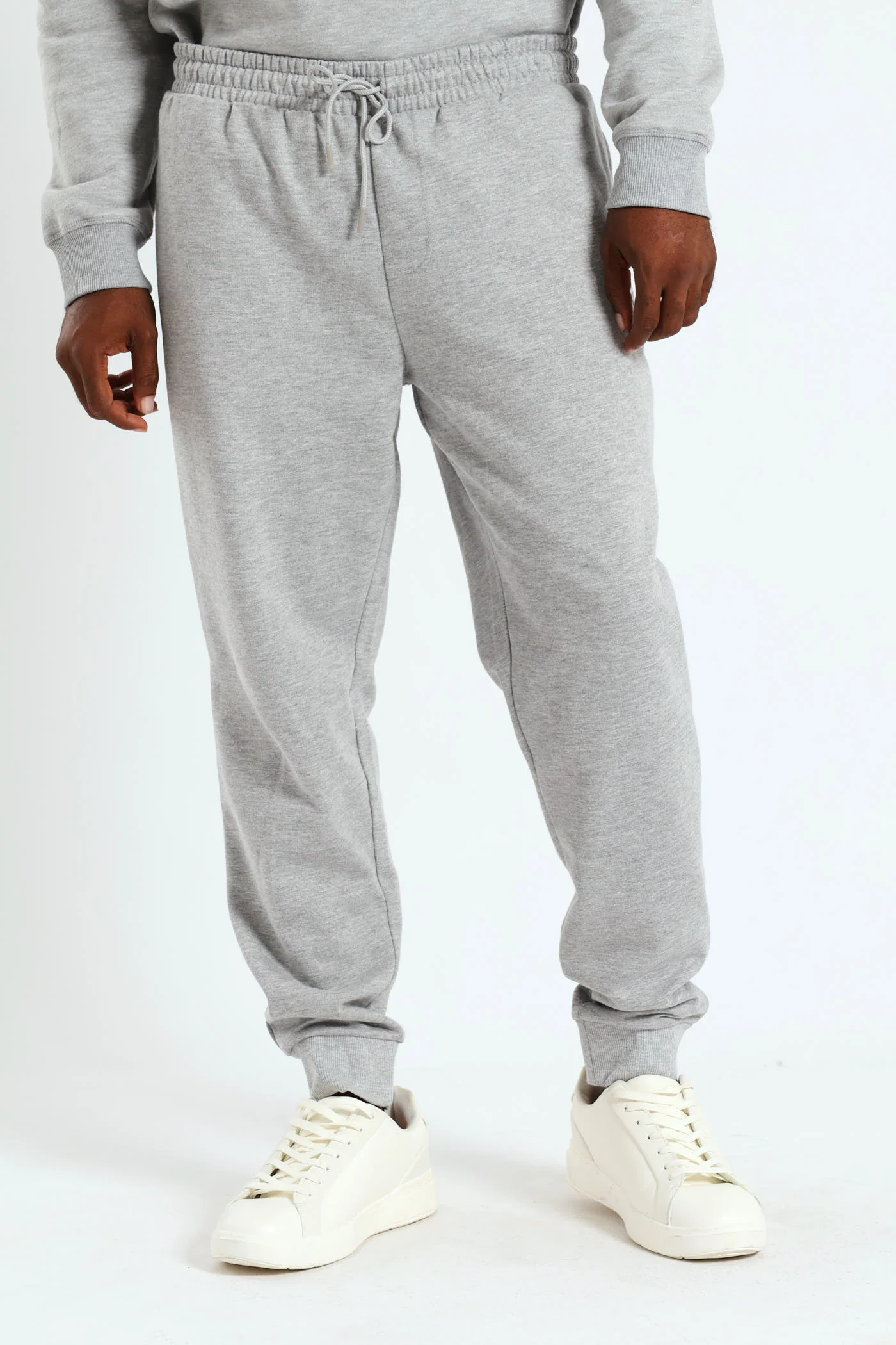 Fleece Jogger - Grey Melange - Image 3
