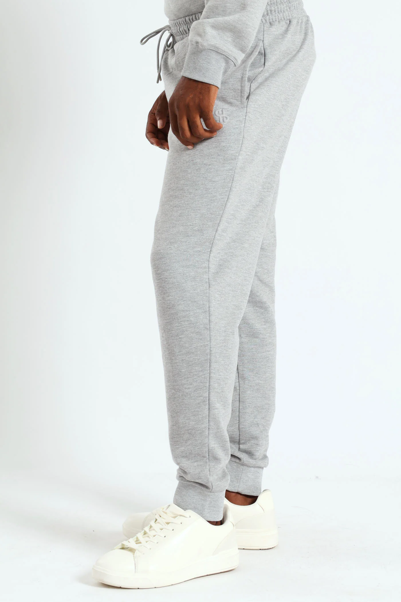 Fleece Jogger - Grey Melange - Image 4