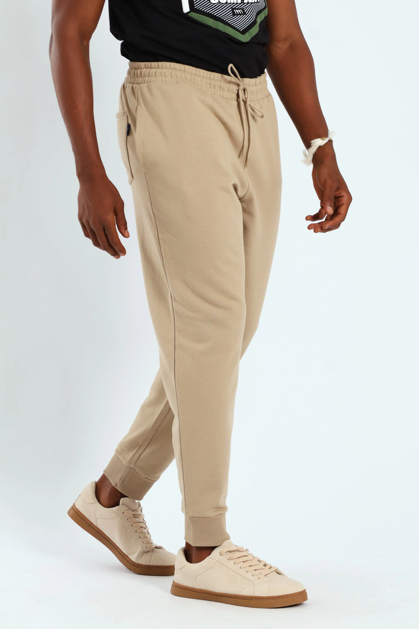 Fleece Jogger - Taupe - Image 2
