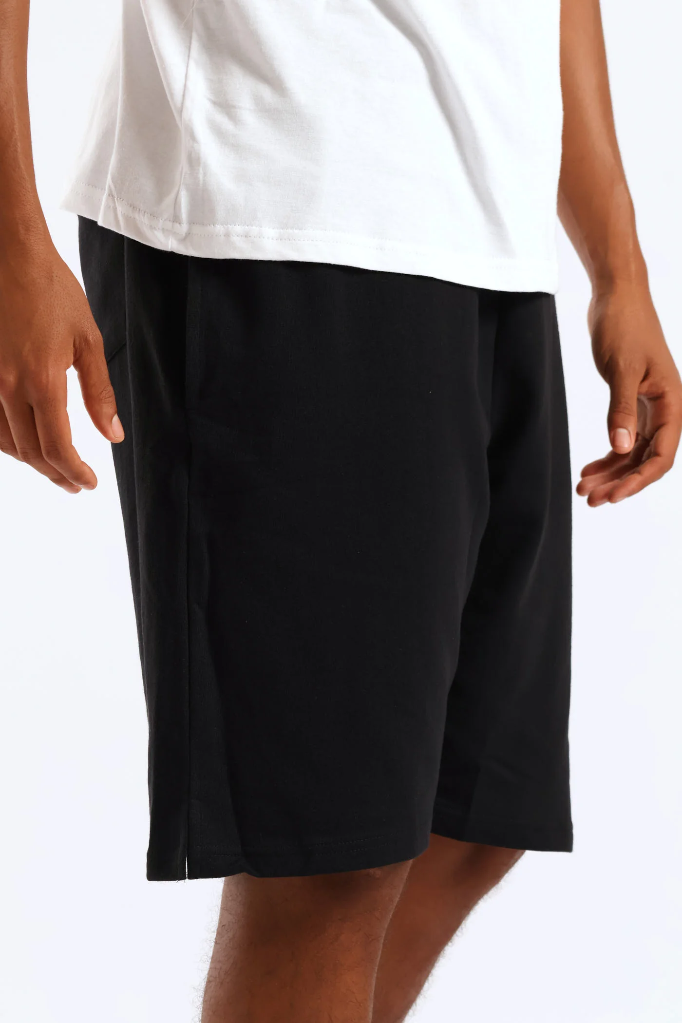 Fleece Shorts - Black - Image 2