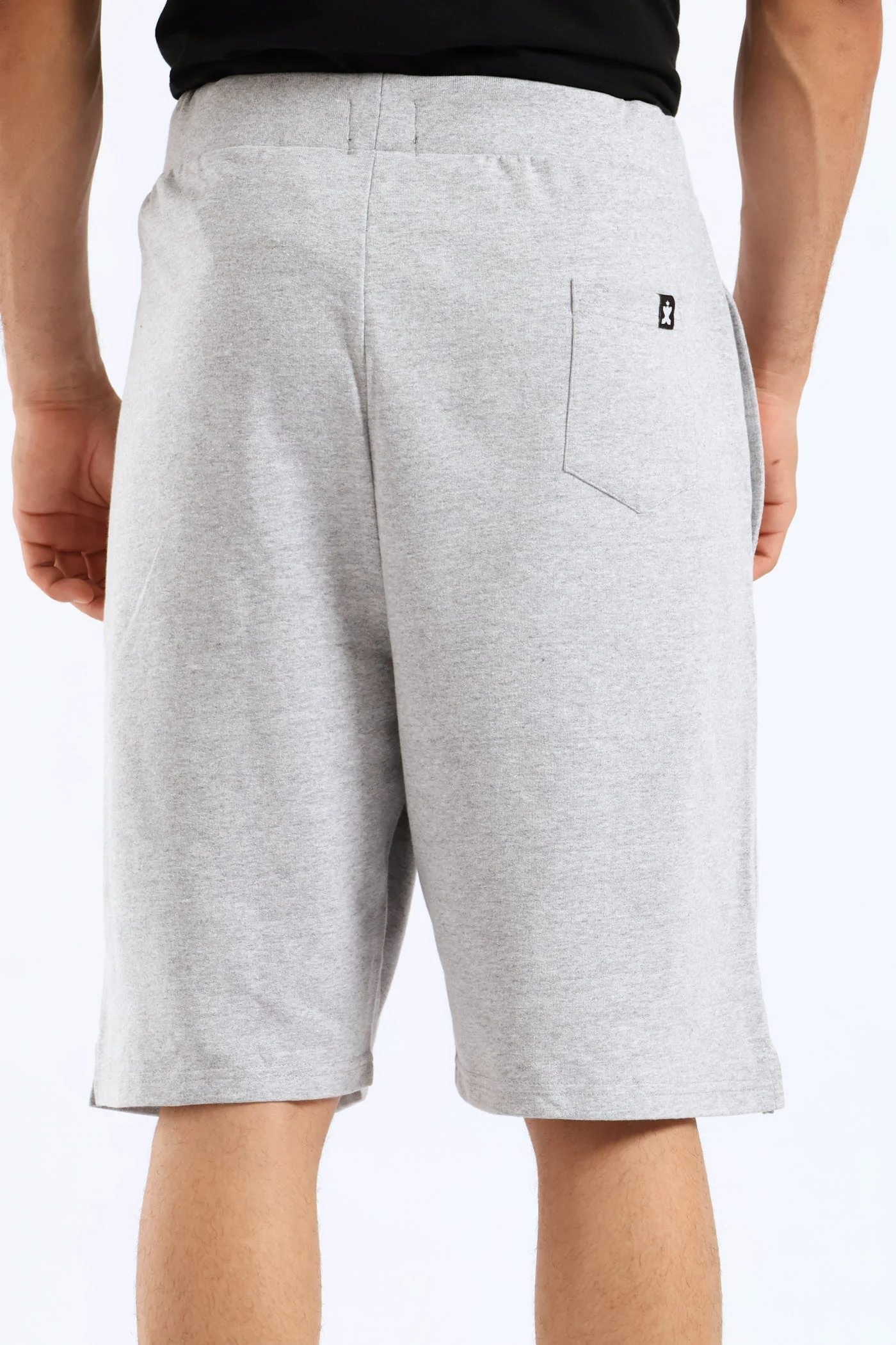 Fleece Shorts - Grey Melange - Image 4