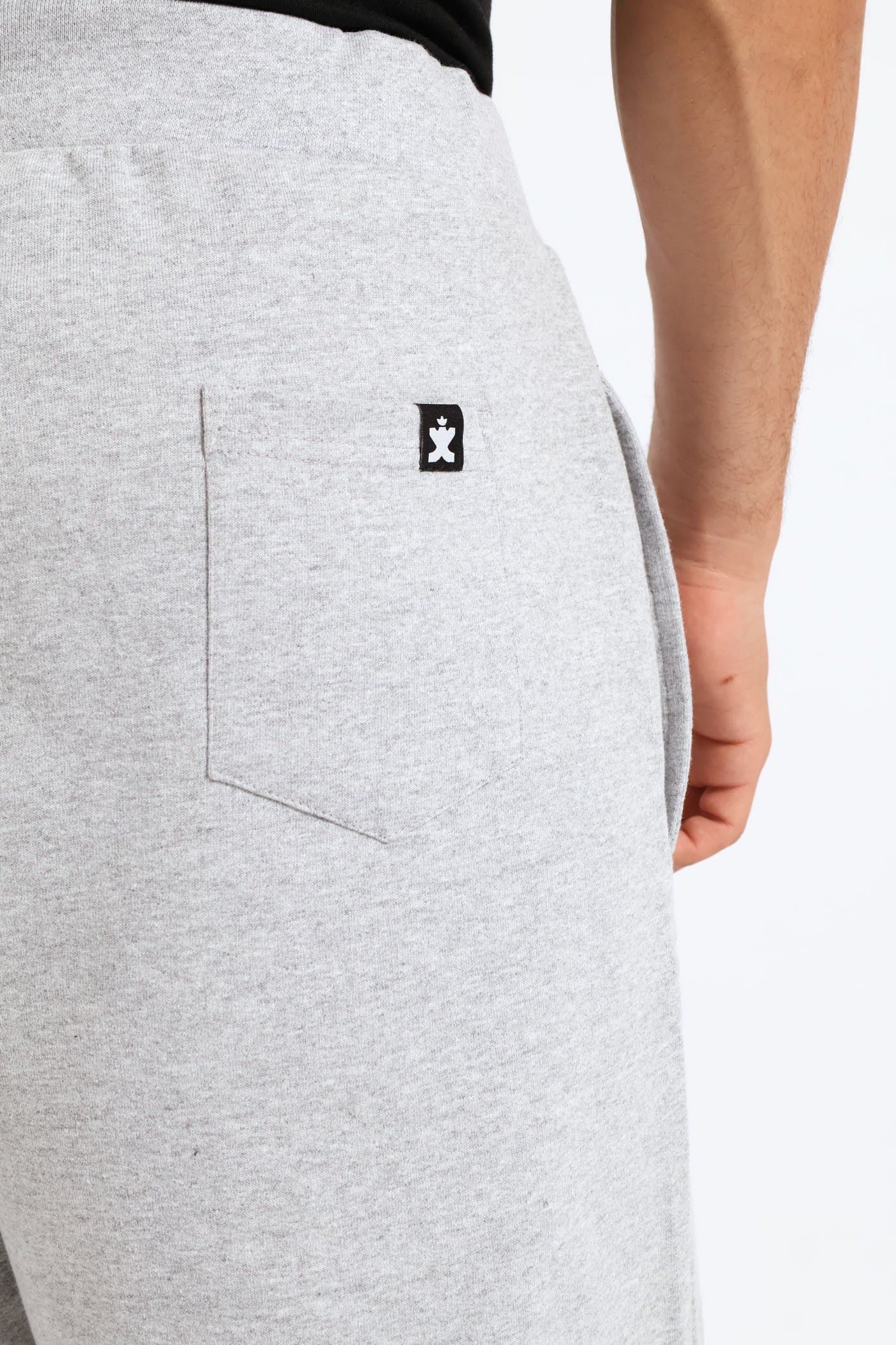 Fleece Shorts - Grey Melange - Image 5