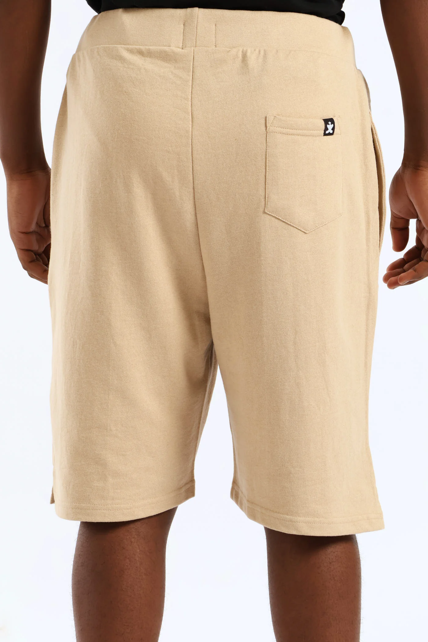 Fleece Shorts - Taupe - Image 4