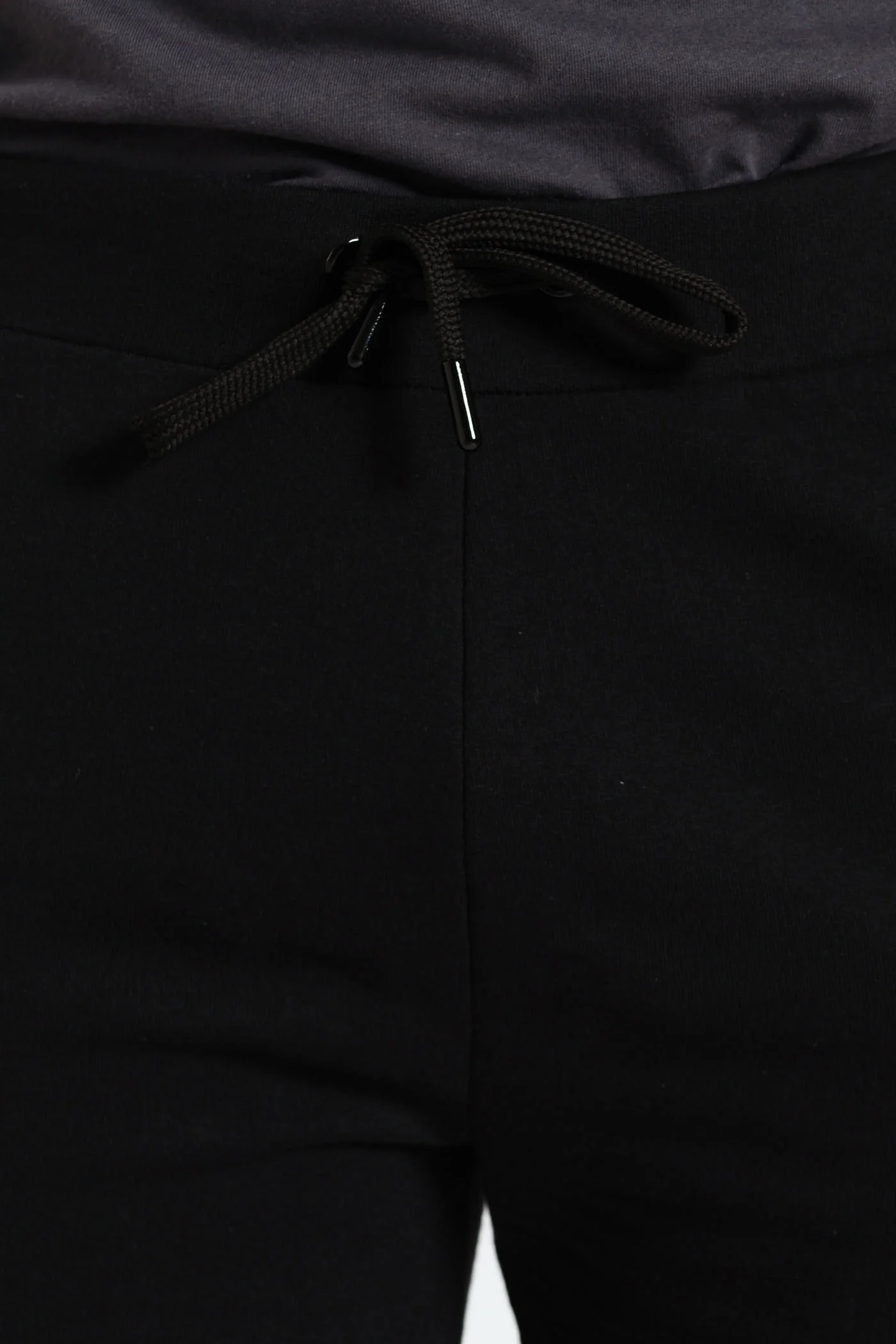 Fleece Slant Pocket Short - Black - Image 4
