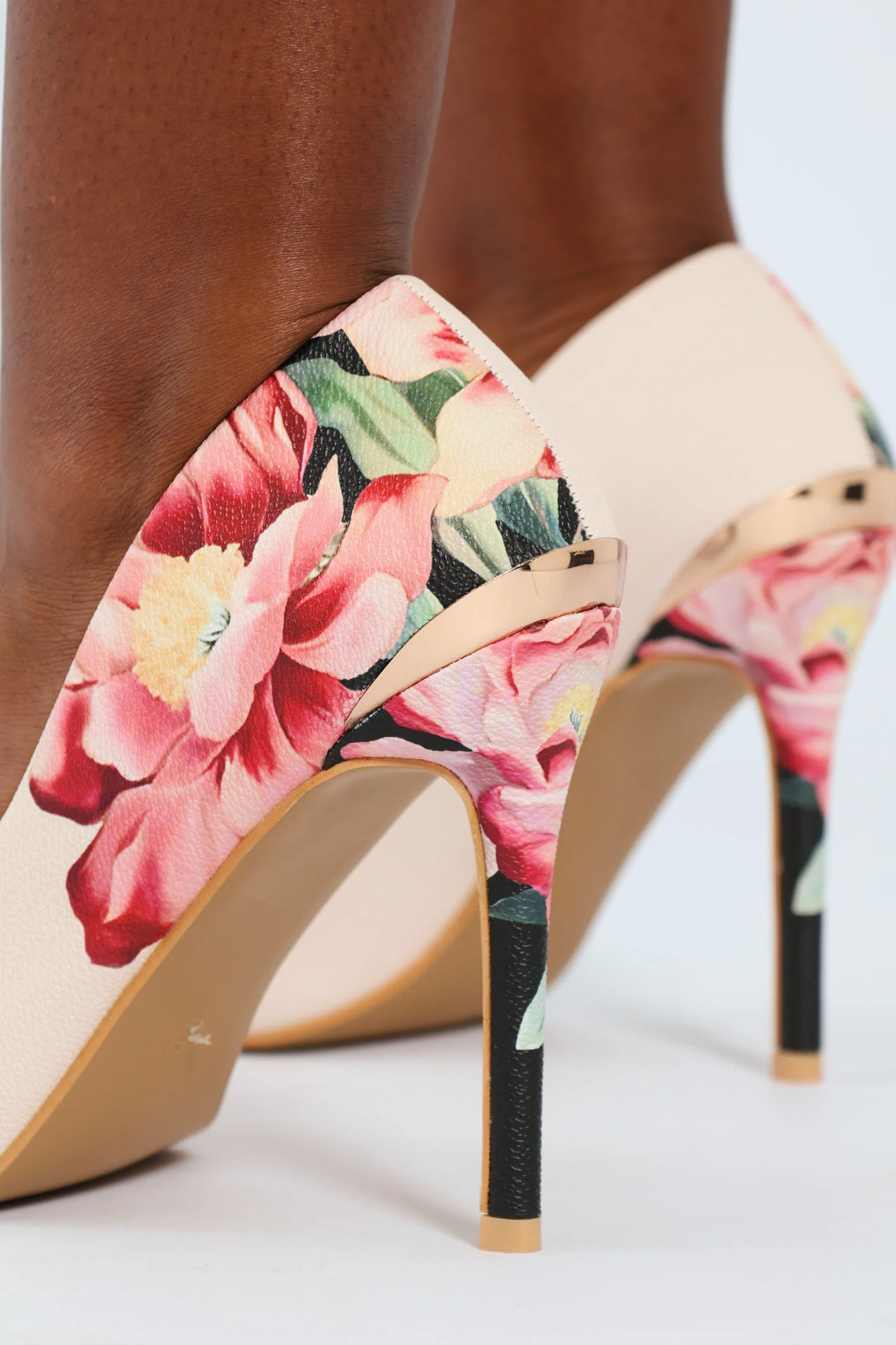 Floral Back Printed Court Heel - Image 2