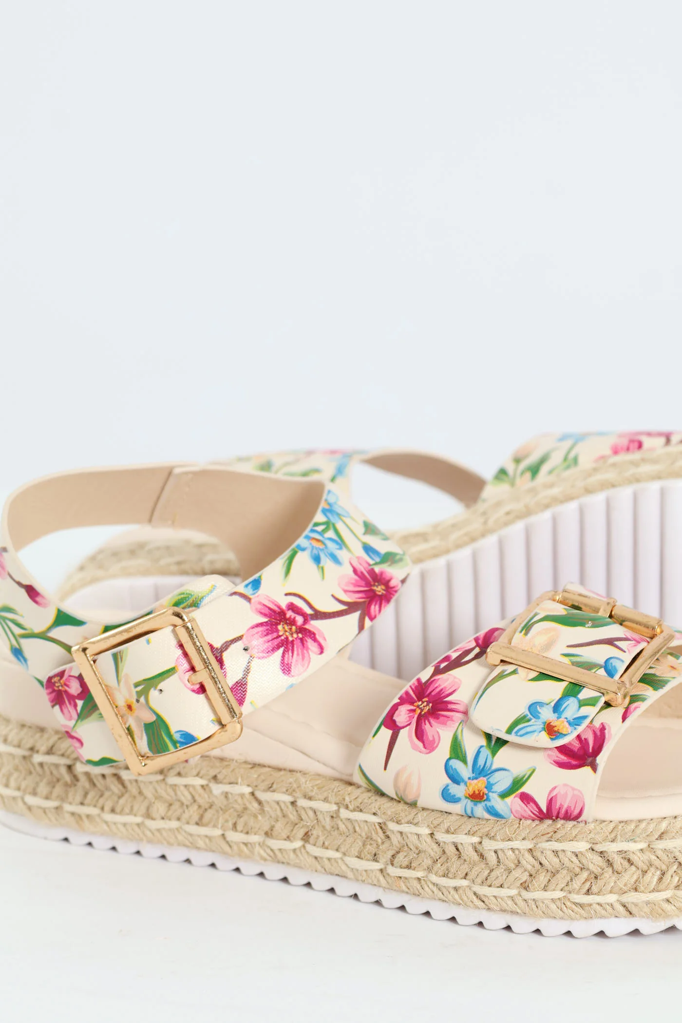 Floral Espadrille Platform Sandal - Multi - Image 2