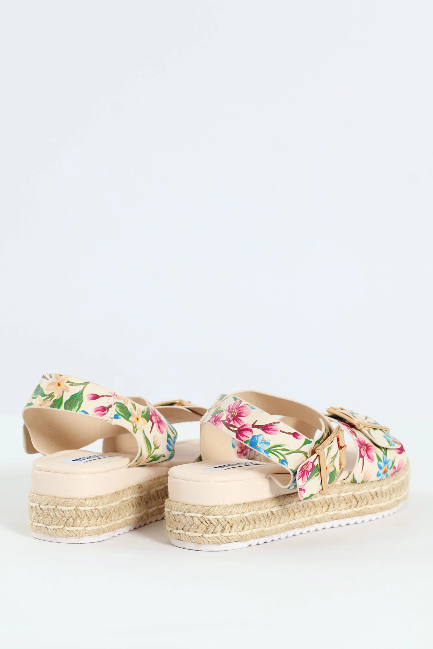 Floral Espadrille Platform Sandal - Multi - Image 4