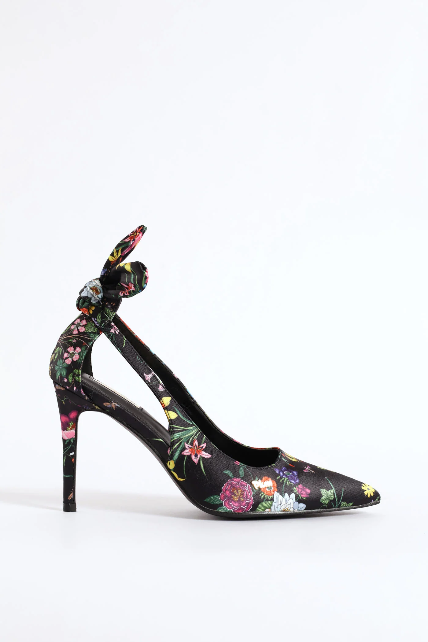 Floral Heel - Black - Image 3