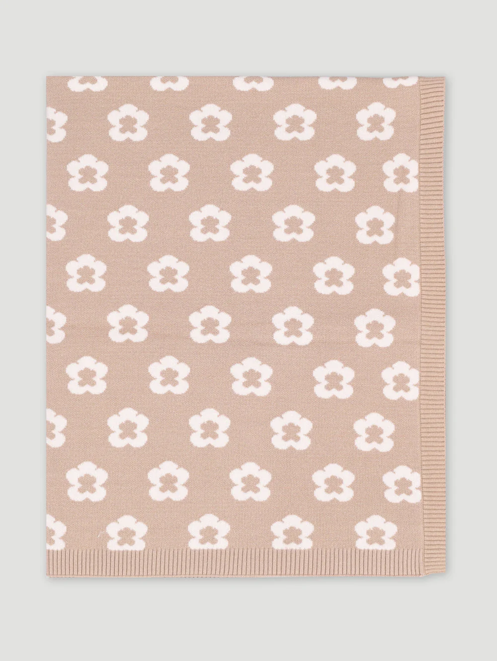 Floral Knit Blanket - Image 2