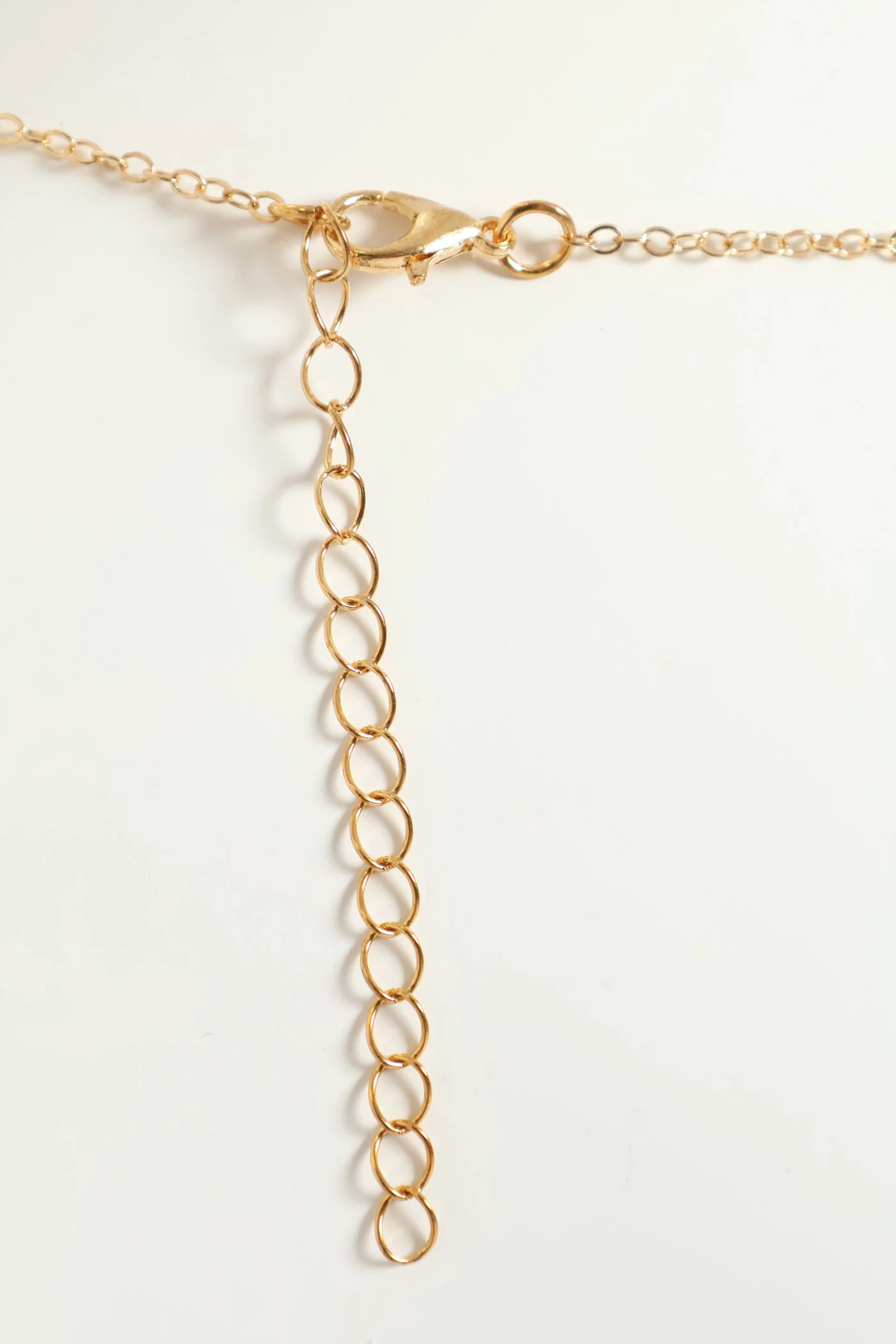 Floral Pendant Necklace - Gold - Image 3