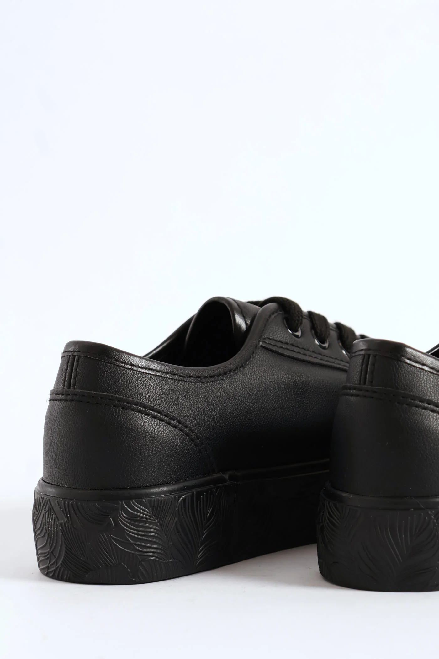 Floral Platform Sneaker - Black - Image 5