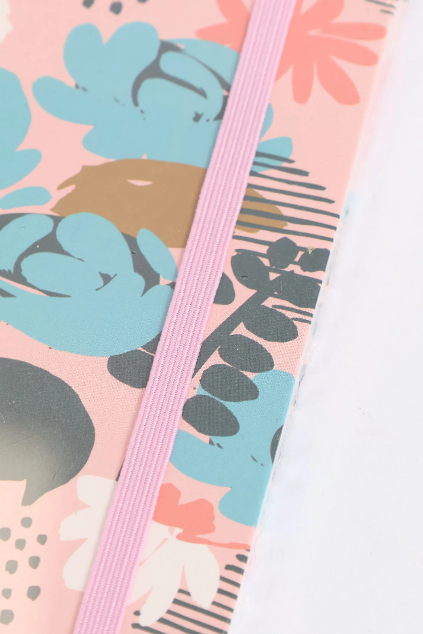 Floral Print 80 Page Notebook - Blush - Image 2