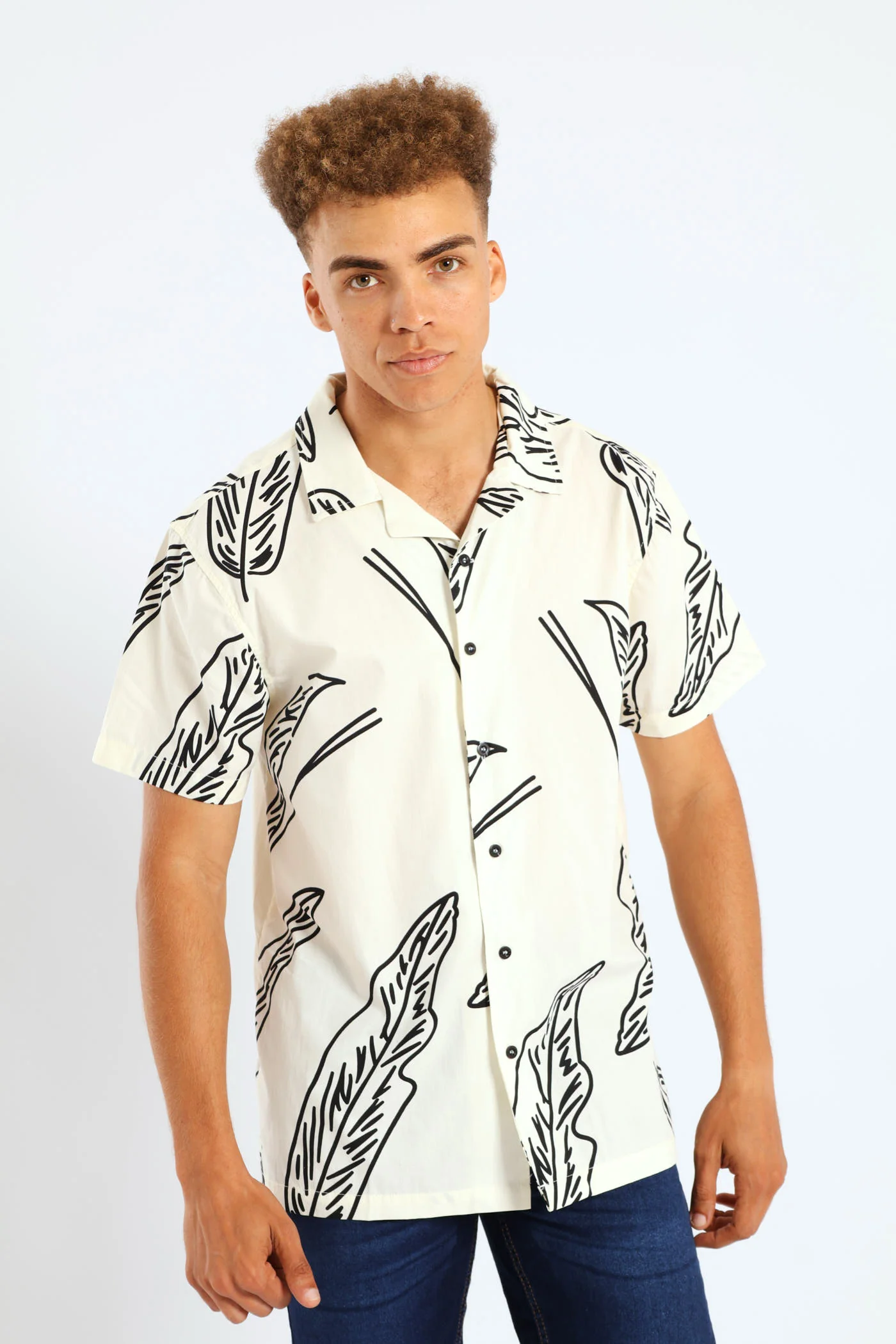 Floral Shirt - Stone - Image 2