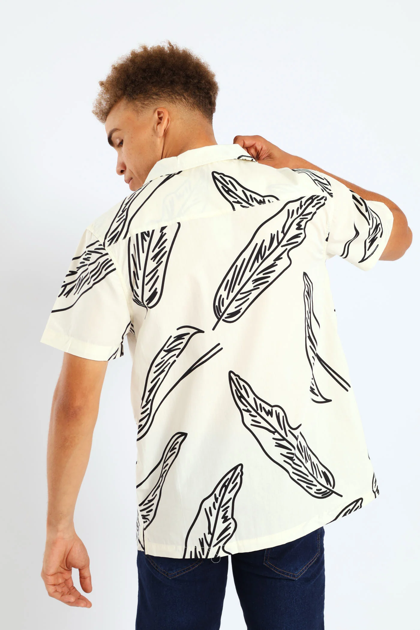 Floral Shirt - Stone - Image 4
